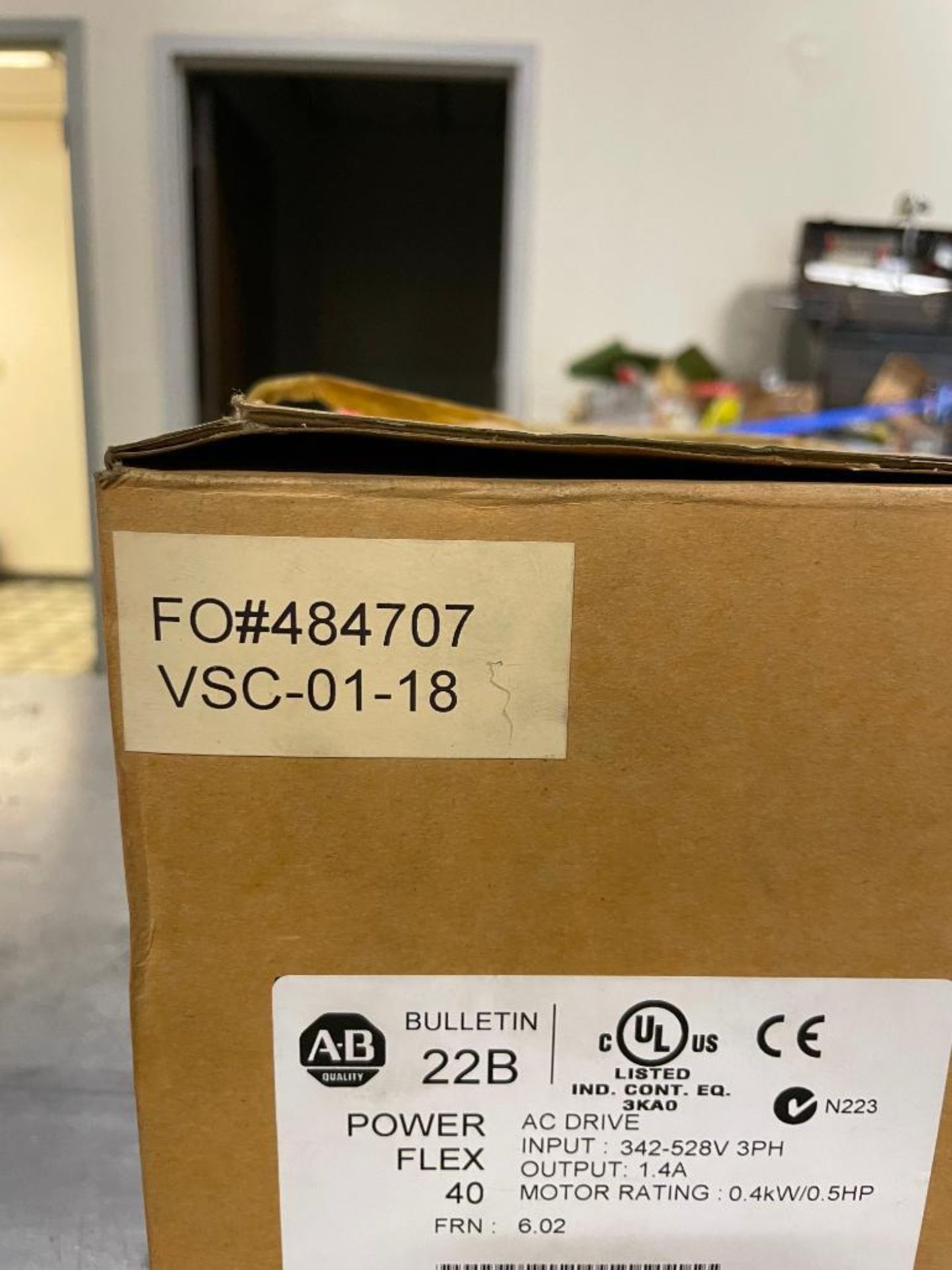 POWERFLEX AC DRIVE (NEW) BRAND/MODEL: ALLEN BRADLEY 22B-D1P4N104 LOCATION: WAREHOUSE QTY: 1 - Image 5 of 5