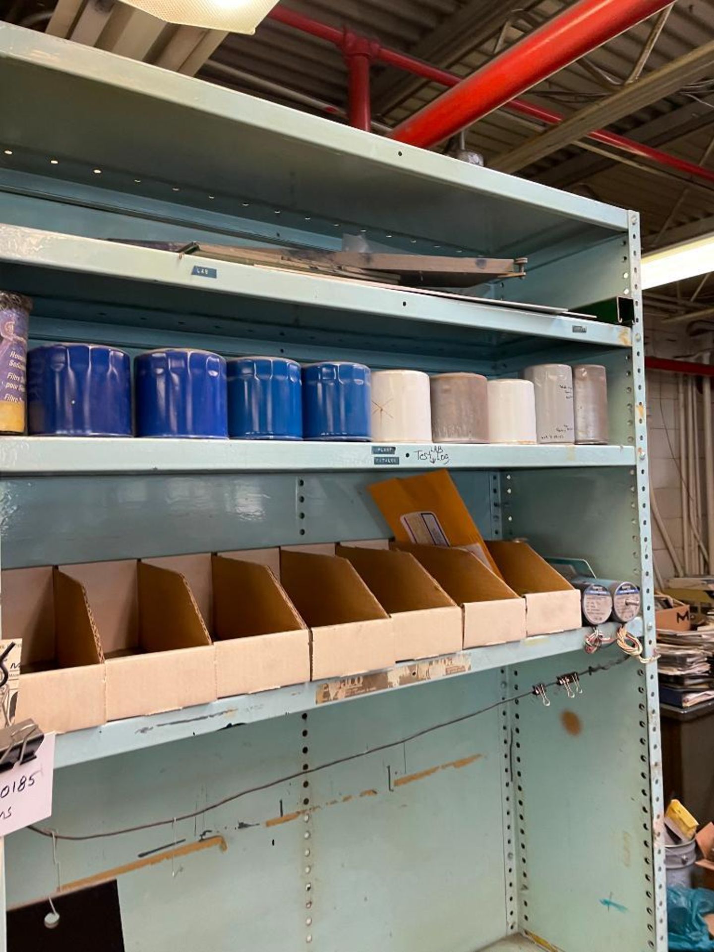 (10) 8-TIER METAL SHELVING UNITS W/ CONTENTS INCLUDED (SEE PHOTOS, VARIOUS PARTIAL PAINT CANS & ADDI - Image 17 of 17