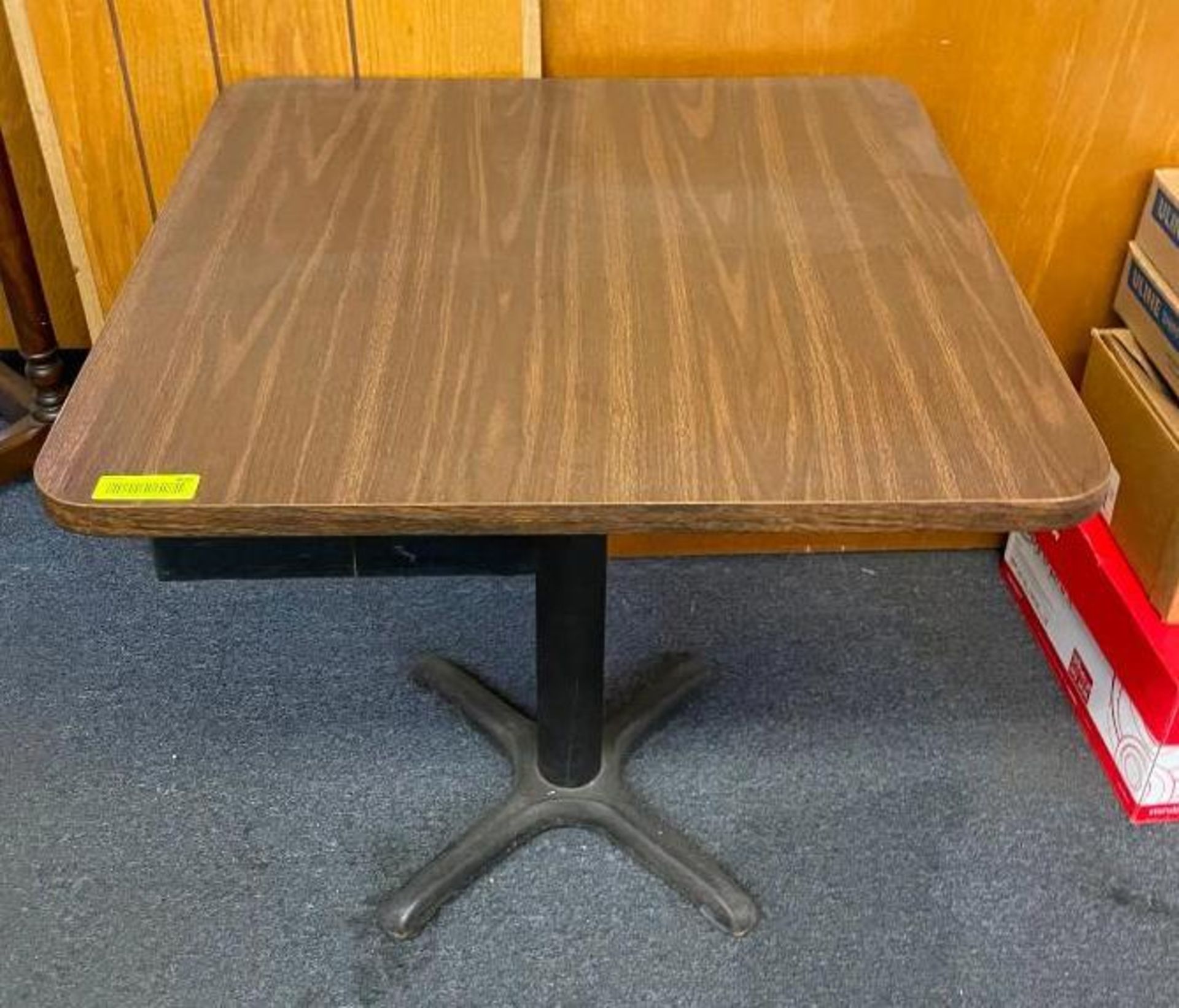 COMPOSITE DINING TABLE SIZE: 30"X30" LOCATION: OFFICE QTY: 1