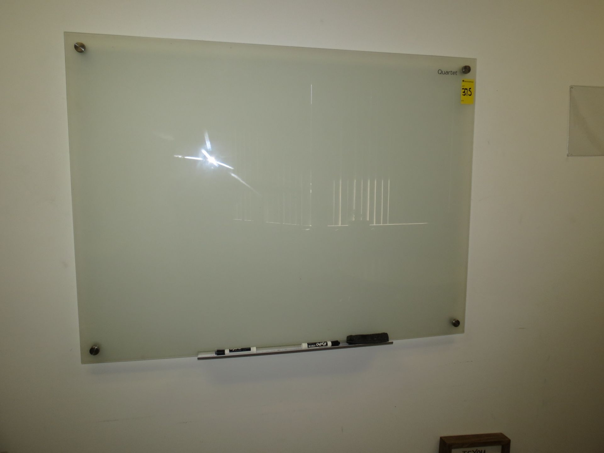 Lot Quartet Glass Whiteboard, Whiteboard & Cork board