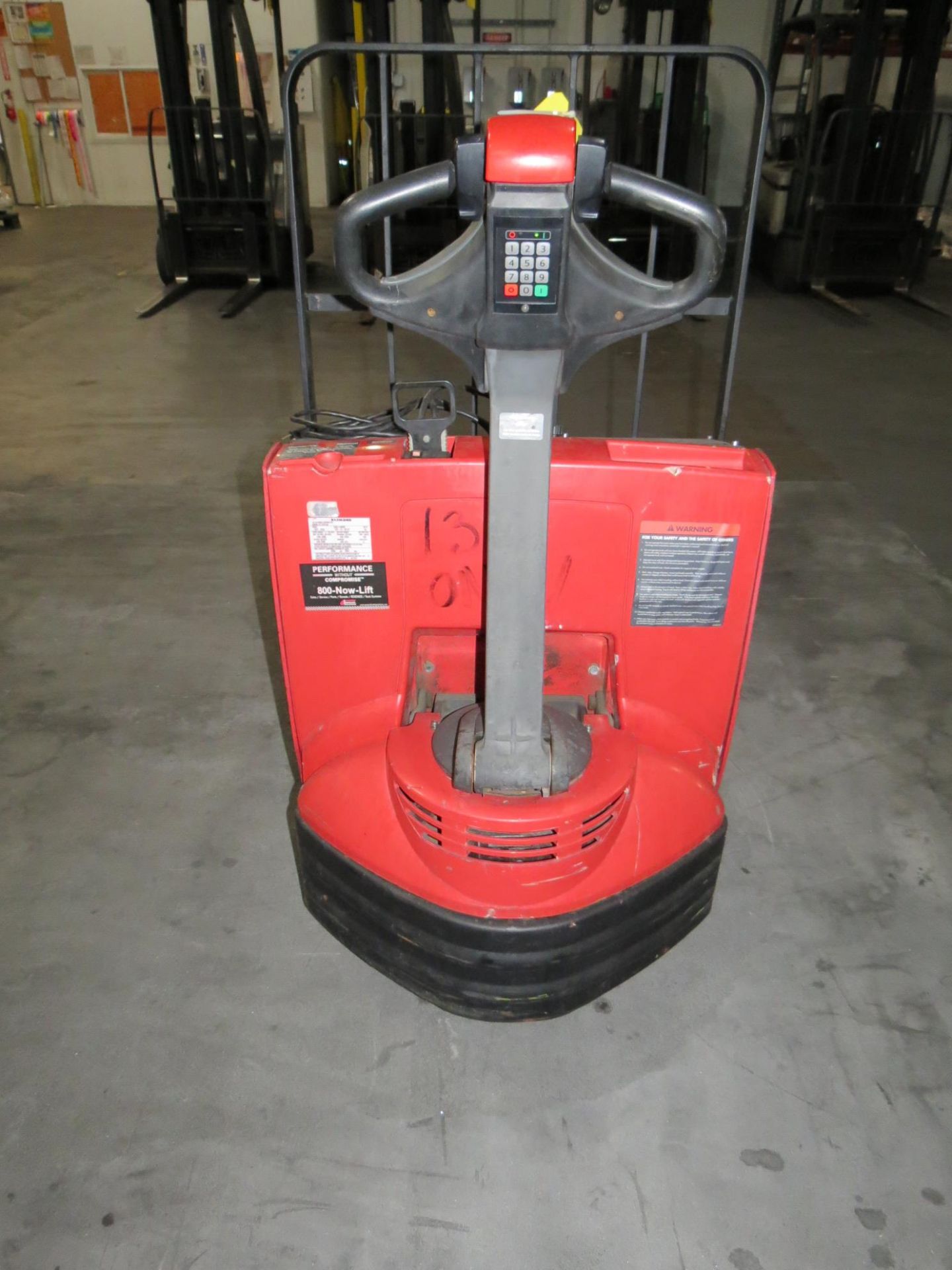Raymond Model 102T-F45L Electric Pallet Jack, 4500 lbs. Capacity, With Built In Charger, SN: 102- - Image 4 of 5