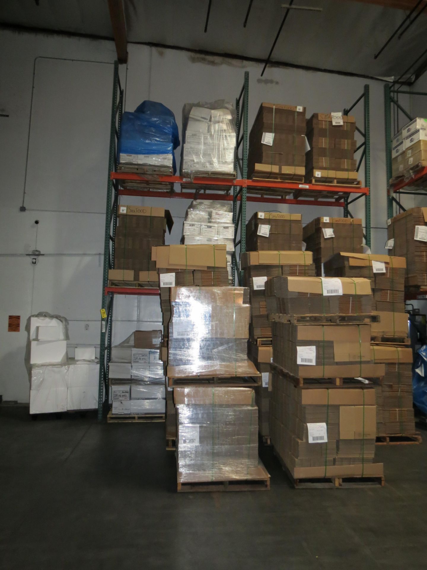 Lot (2) Sections of Pallet Racking