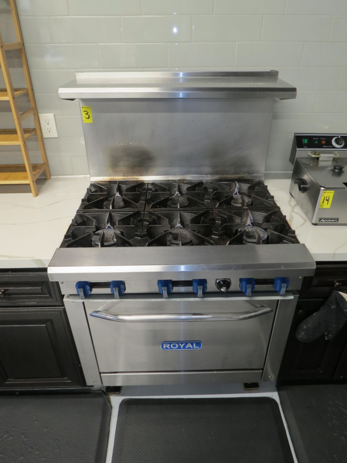 Royal 6-Burner Stainless Steel Stove - Image 2 of 2