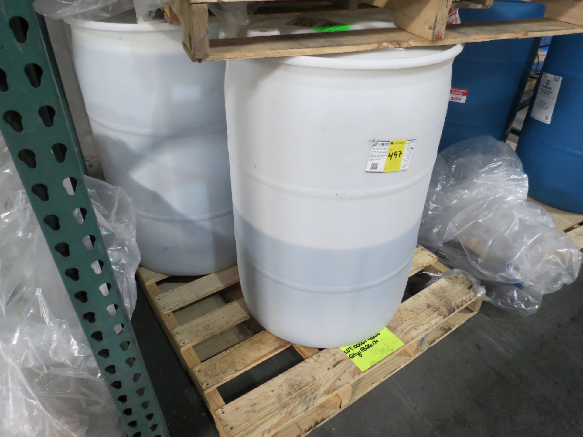 Lot (Approx. 2.5) 55 Gallon Drums of 24 Proof Kosher Burgandy Wine (Best By 7/18/23)