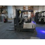 Crown SC200 Series Electric Sit Down Forklift, SN: 9A1925-45 with VFORCE V-HFE Series Battery