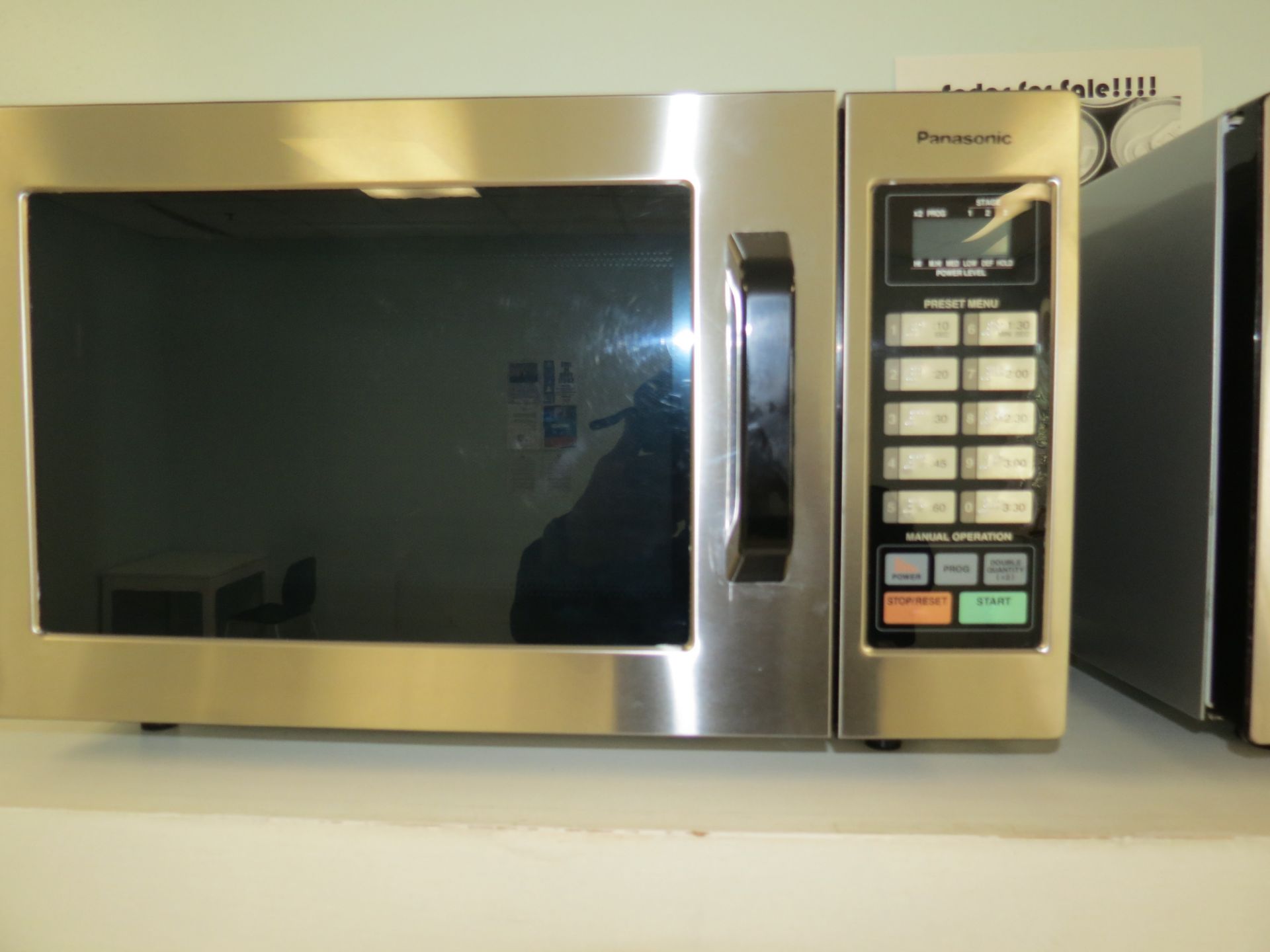 Lot Lunchroom Appliances (2)-Panasonic Microwaves, (2)-DuxTop Electric Cook Tops, (2)-Cuisinart - Image 2 of 5