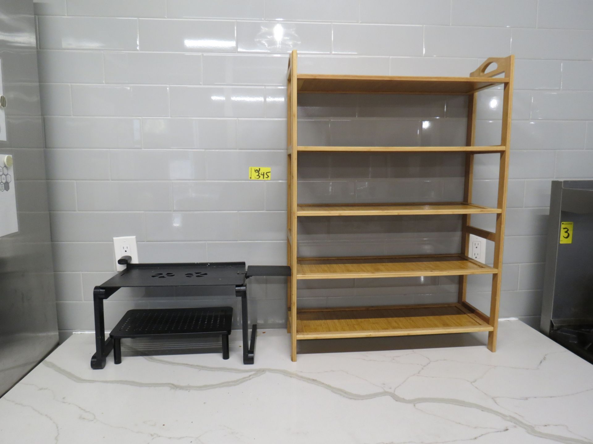 Lot Assorted Wood Spice Racks and Wood Crates - Image 2 of 2