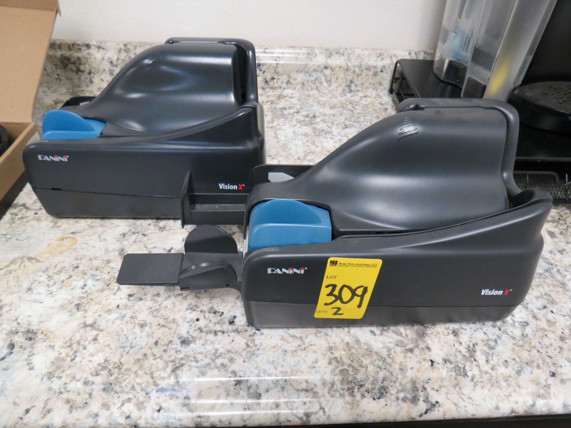 Lot (2) Panini Vision X Check Scanners