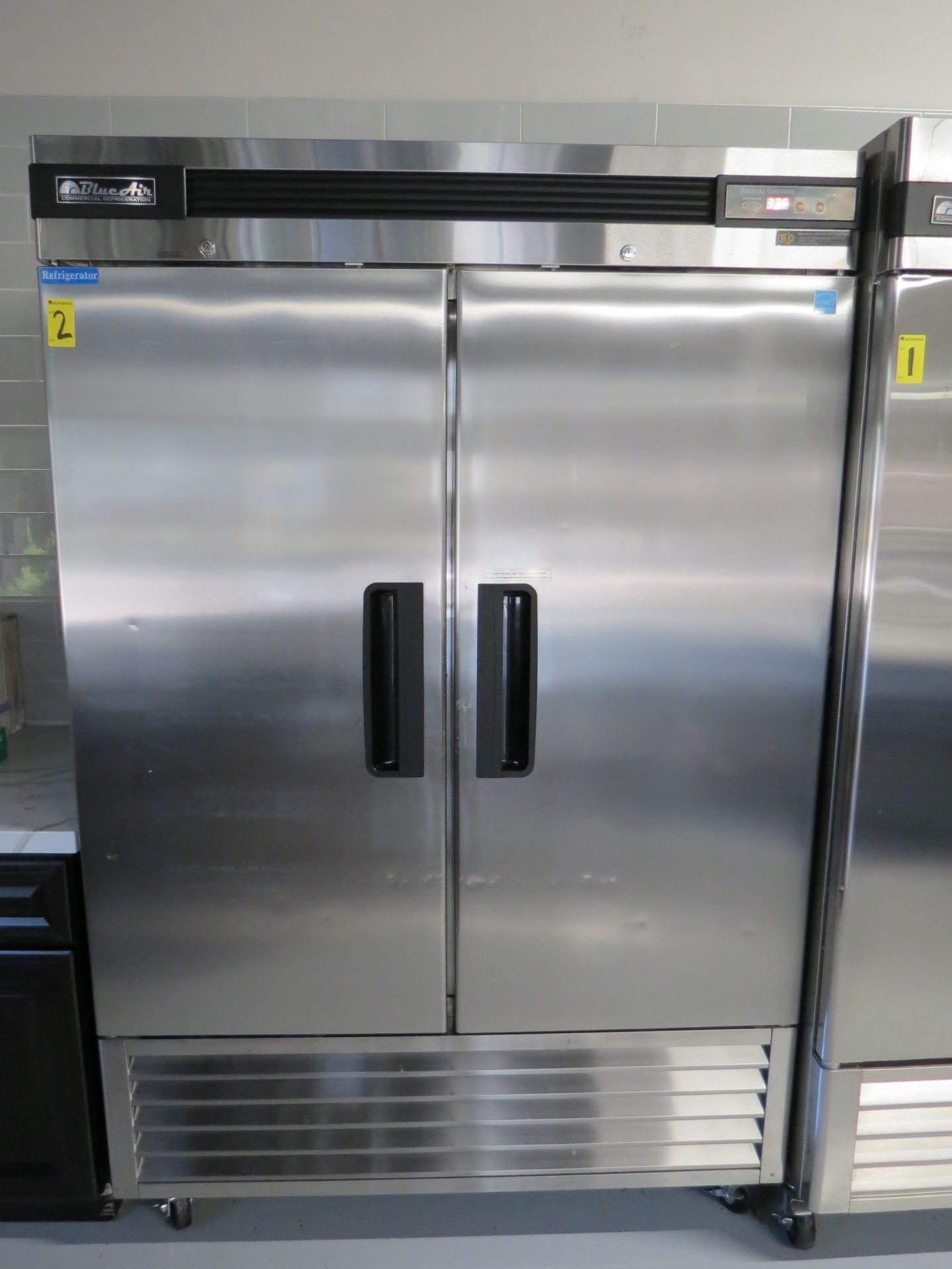Blue Air Stainless Steel Model BSR49 Commercial Refrigerator with Digital Control
