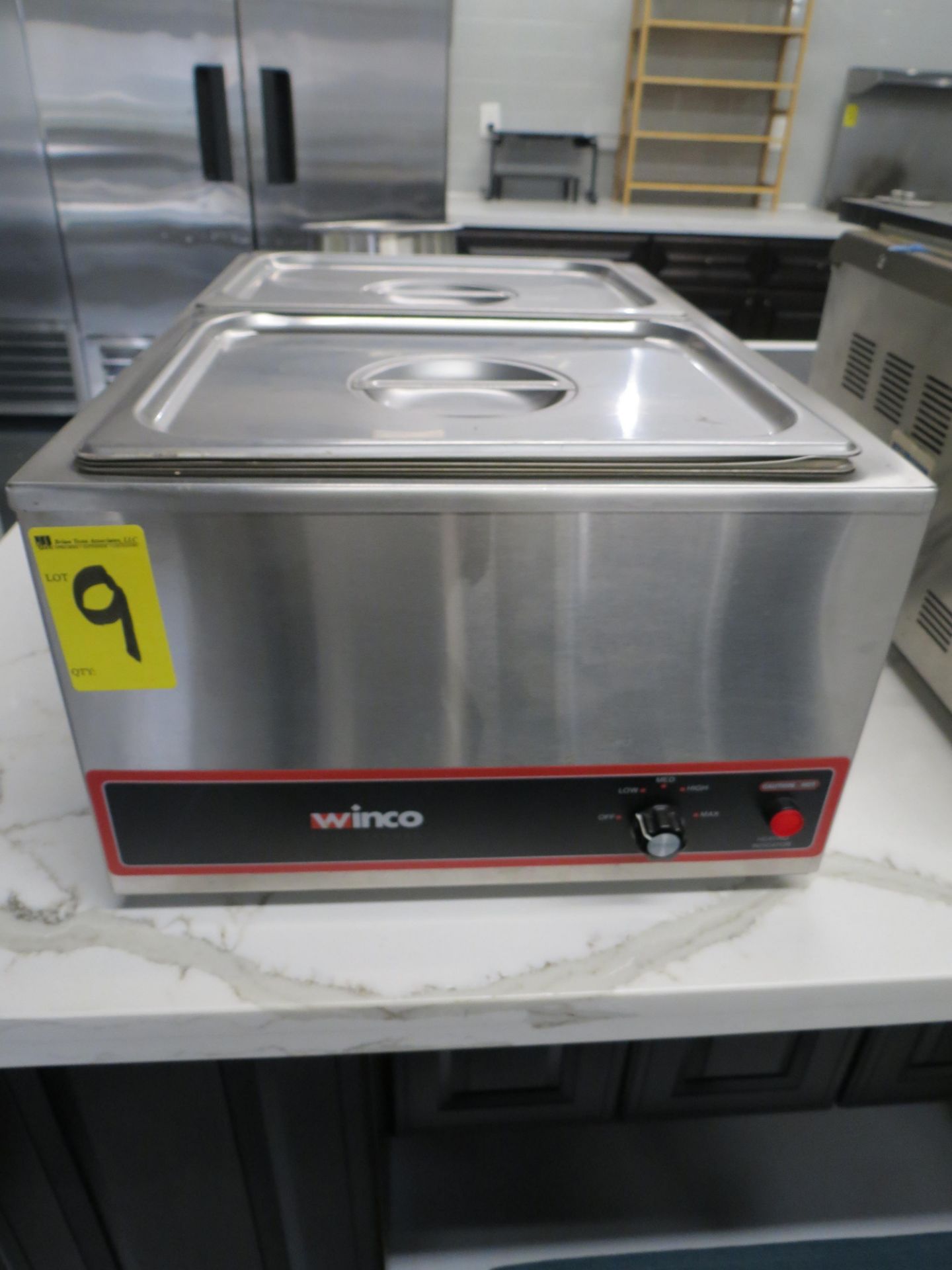 Winco Stainless Steel Model FW-S500 Electric Food Warmer SN: FWS50010032732