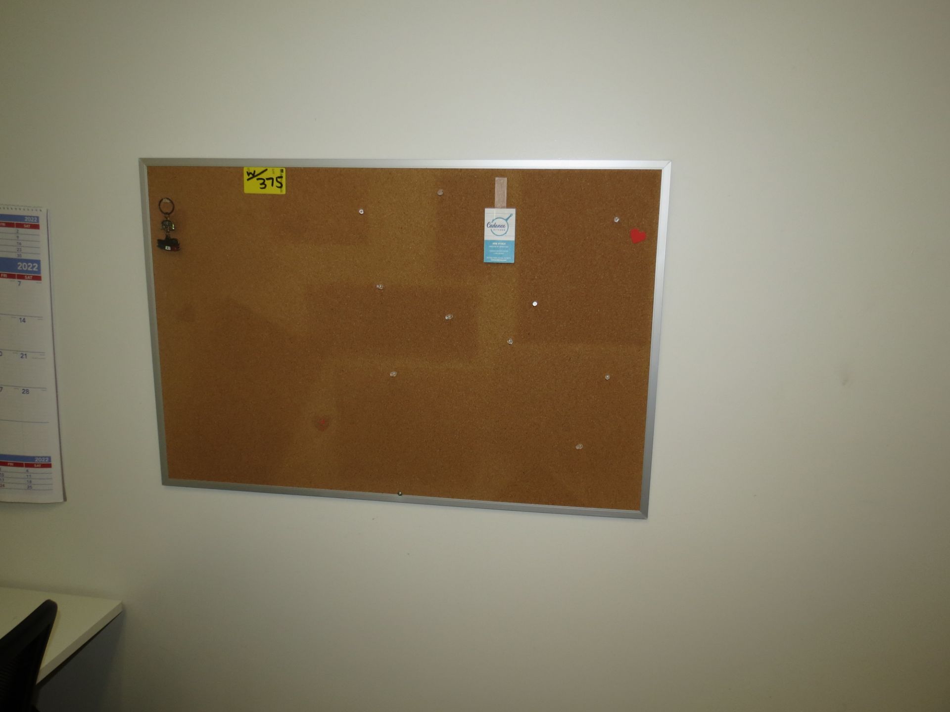 Lot Quartet Glass Whiteboard, Whiteboard & Cork board - Image 3 of 3