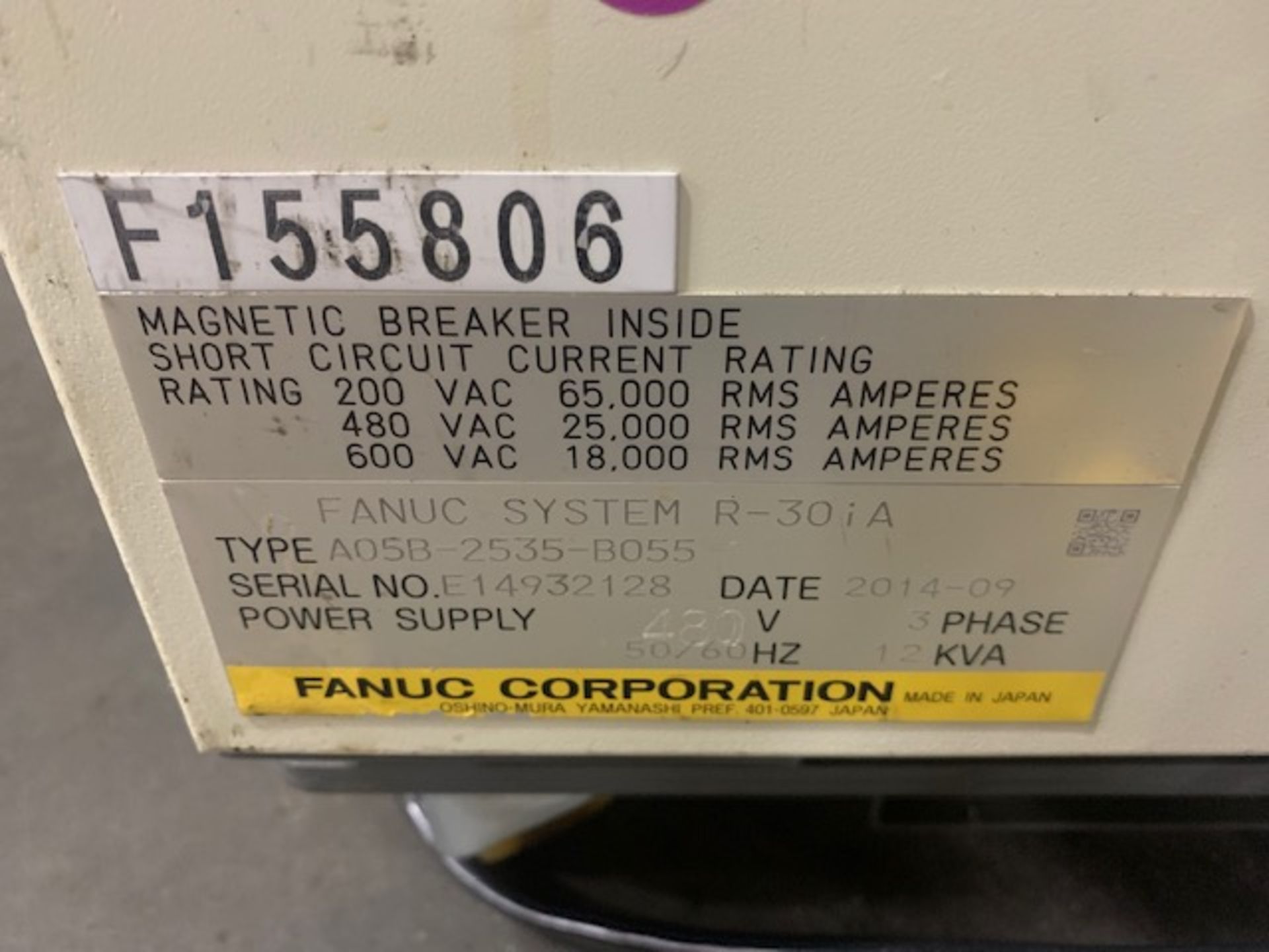 2014 Fanuc R-2000iB 200R 30iA Controller - Image 8 of 8