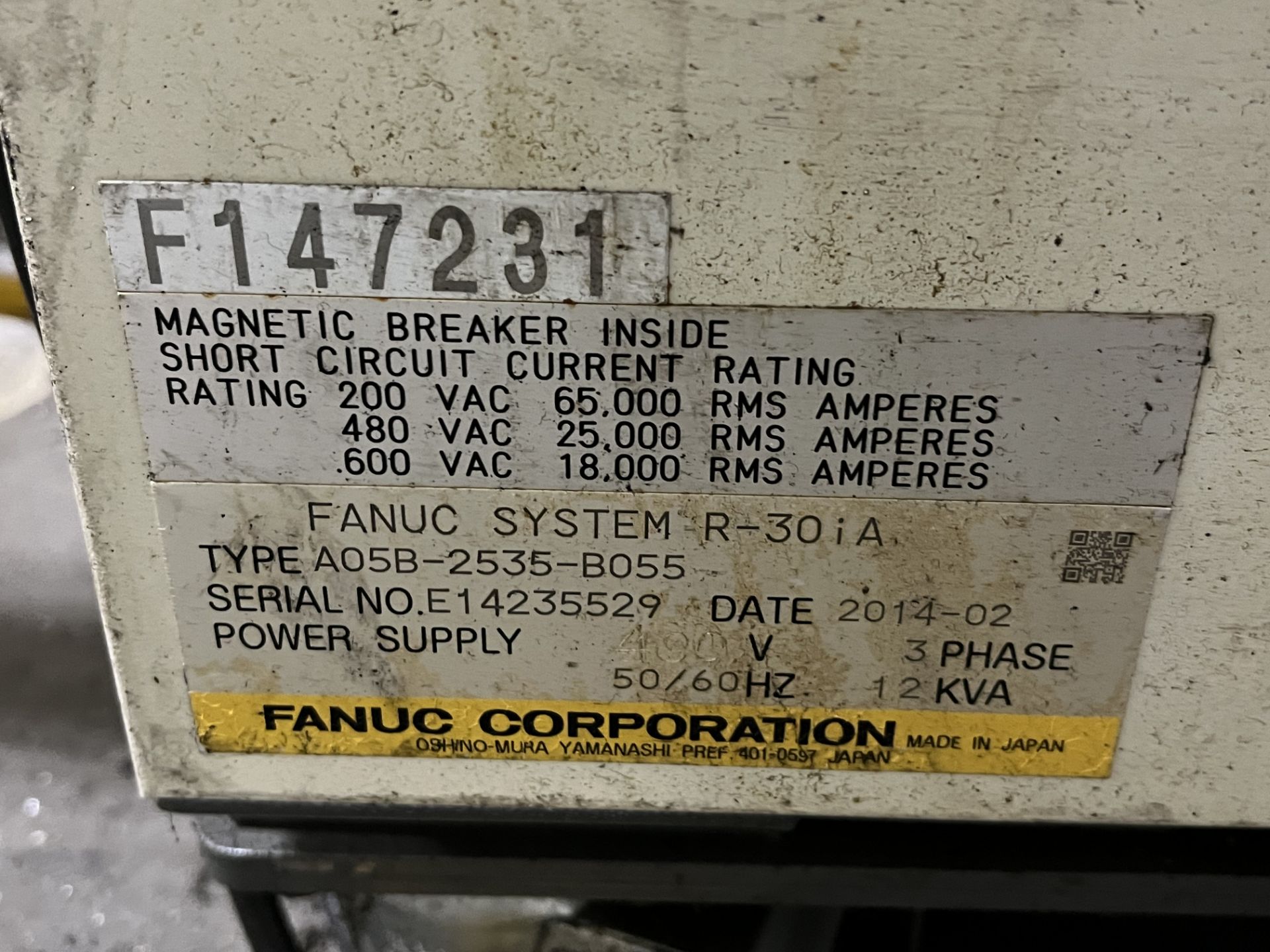 2014 Fanuc R-2000iB 125L 30iA Controller - Image 3 of 4