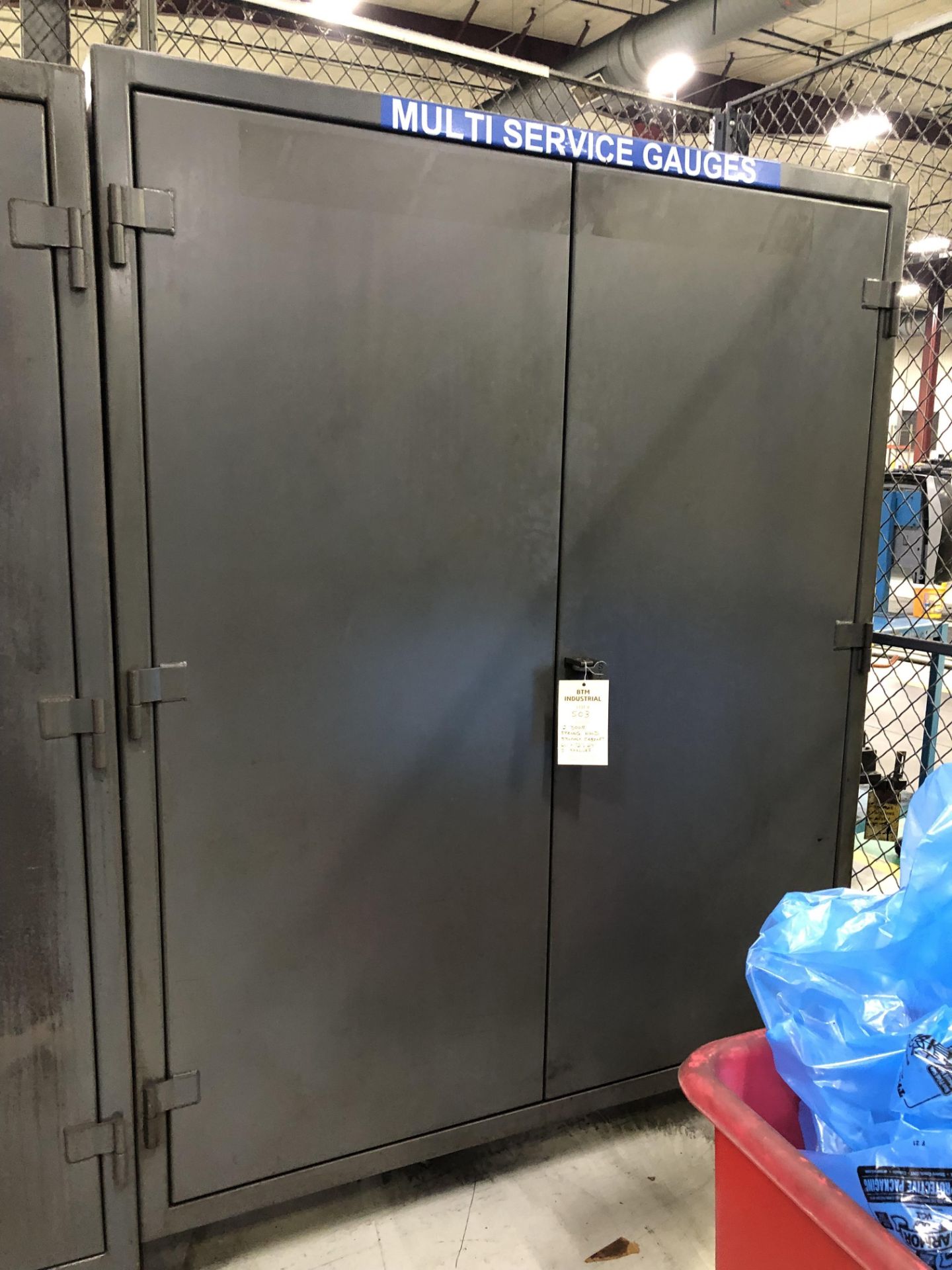 2 Door Strong Hold Storage Cabinet, 60" x 72" x 24"