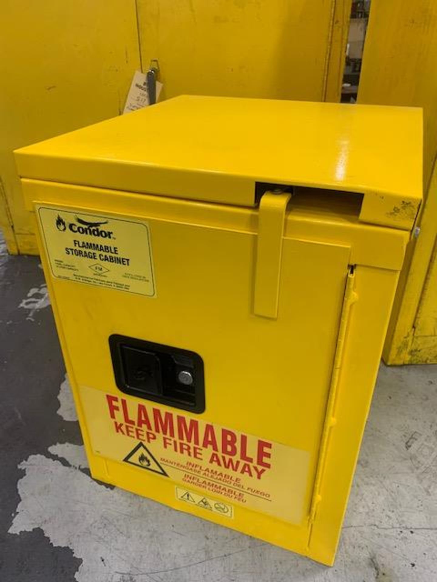 Condor Flammable Liquid Storage Cabinet, 4 Gallon