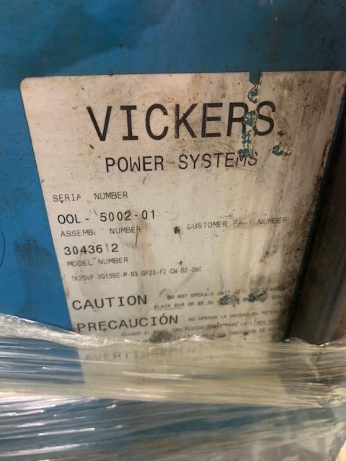5 HP Vickers Power Systems Hydraulic Unit - Image 5 of 7