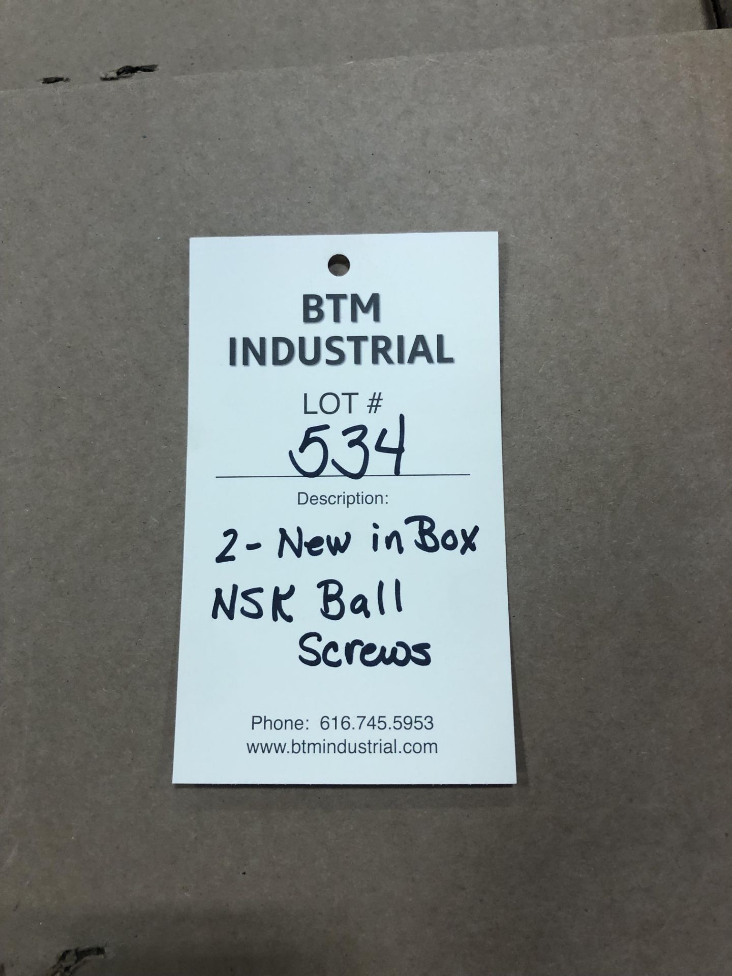 *New* Lot of (2) 42" Long NSK Ball Screws - Image 6 of 6