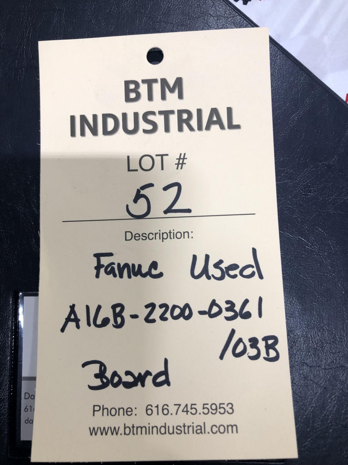 Fanuc PC Board, A16B-2200-0361 / 03B CRIB - Image 4 of 4