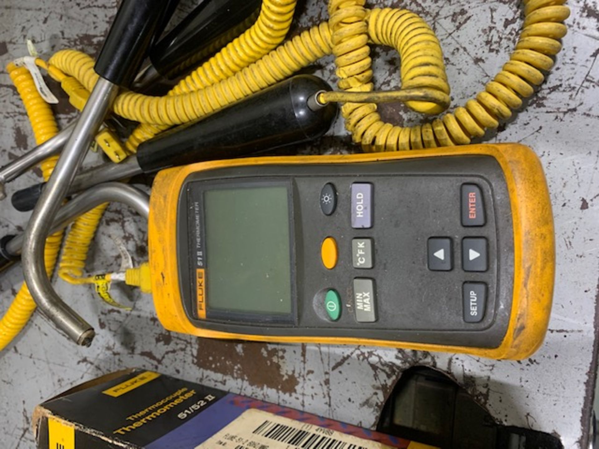 Fluke 51 II Single Input Digital Thermometer w/ Accessories - Image 3 of 3