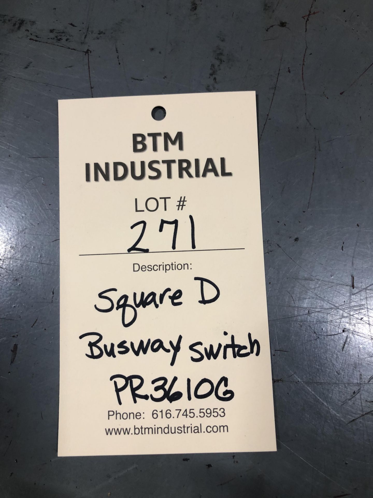 Square D Busway Switch, Mod# PQ3610G - Image 4 of 4