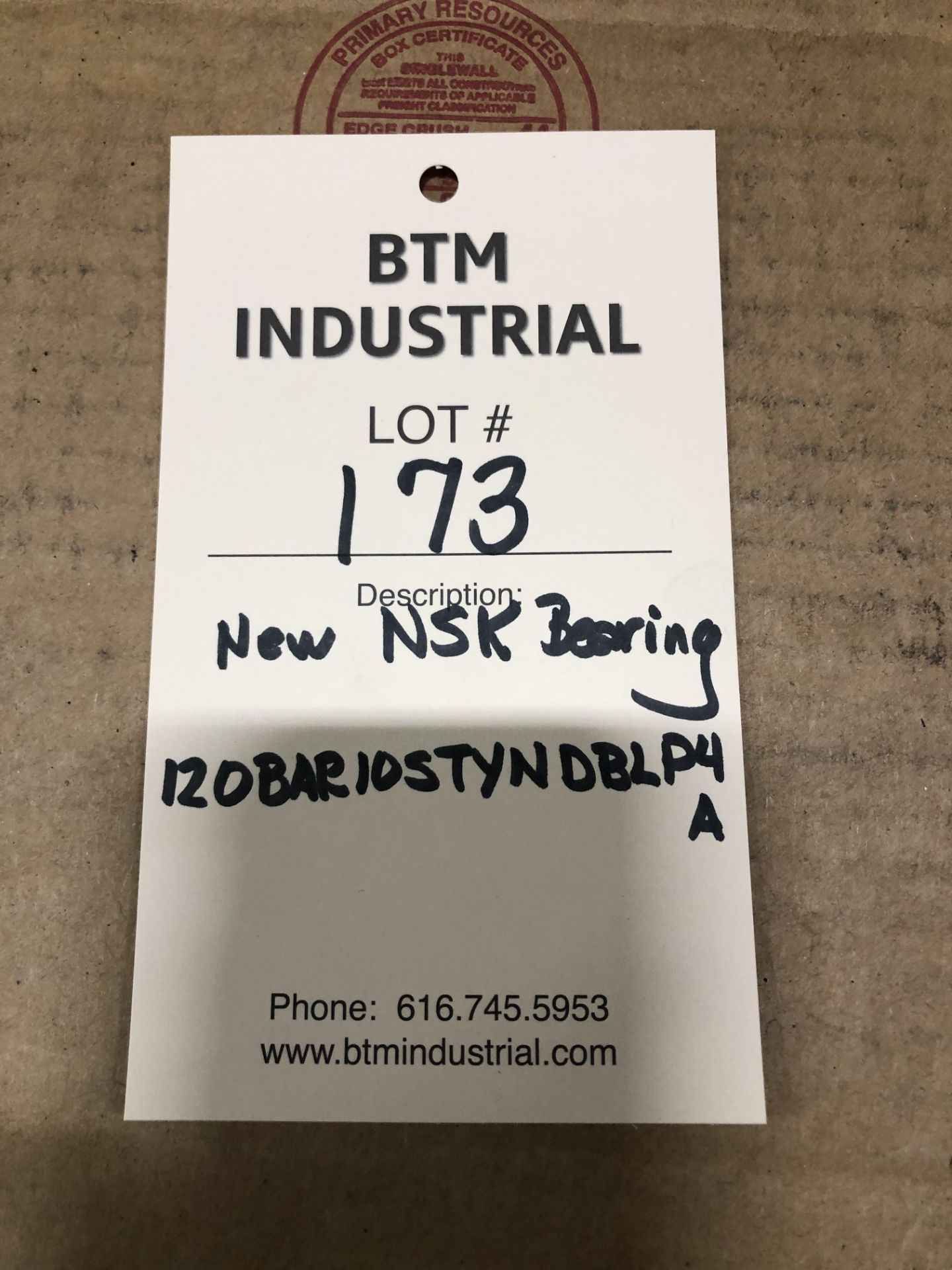 NEW IN BOX NSK Bearings, 120BAR10STYNDBLP4A - Image 3 of 4