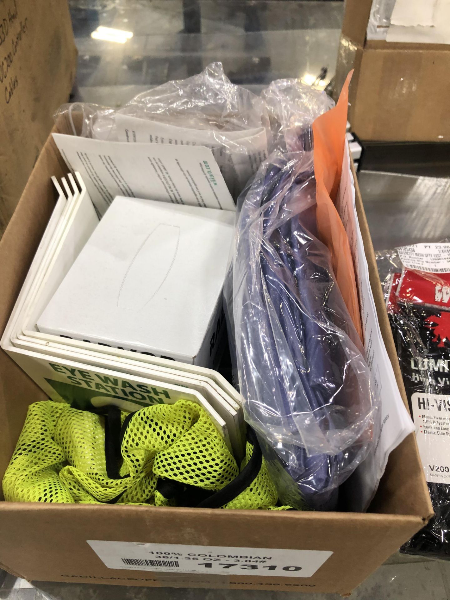 LOT of Misc Safety Items in Box, See pics