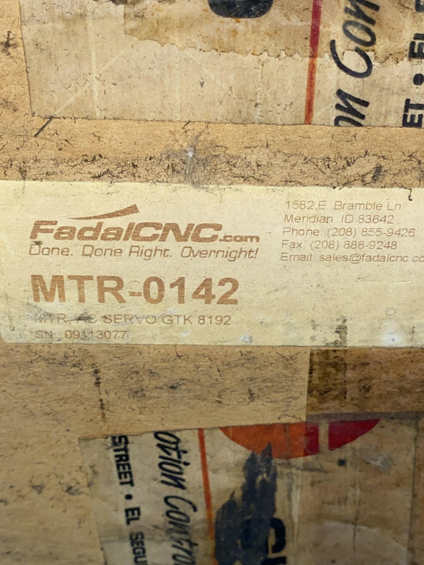 Fadal CNC Motor, MTR-0142 - Image 2 of 2