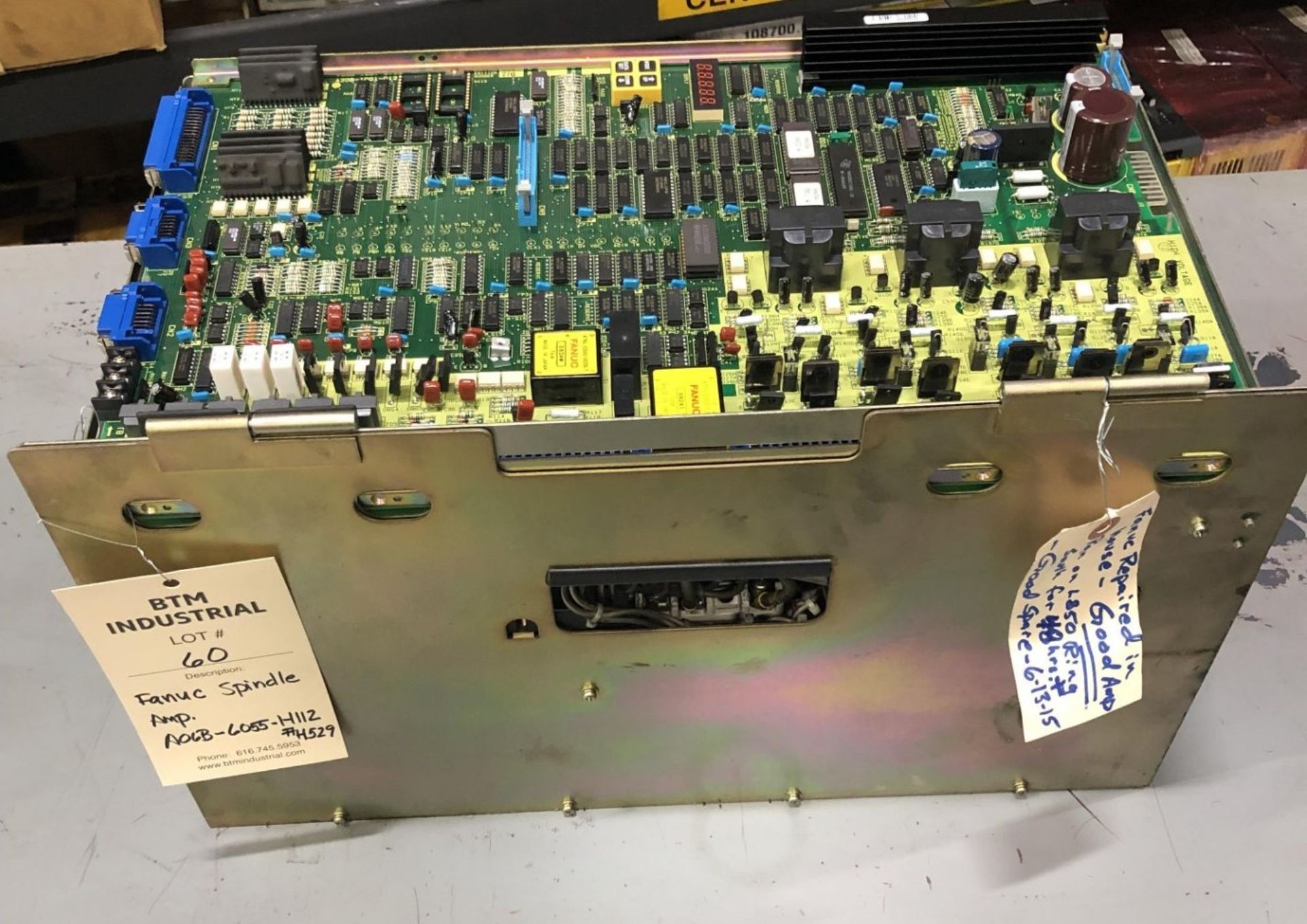 Fanuc AC Spindle Amplifier Module, A06B-6055-H112 #H529