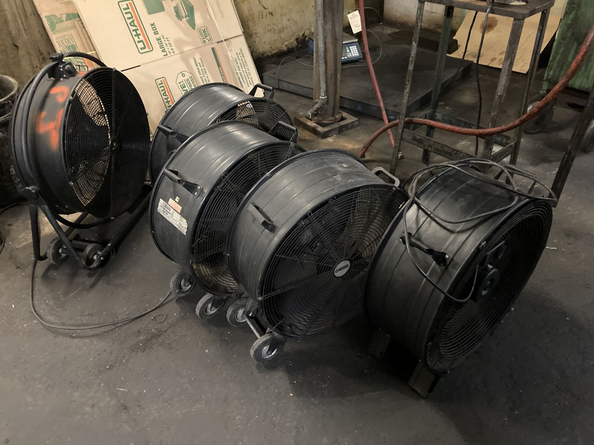 (5) 24" High Velocity Shop Fans