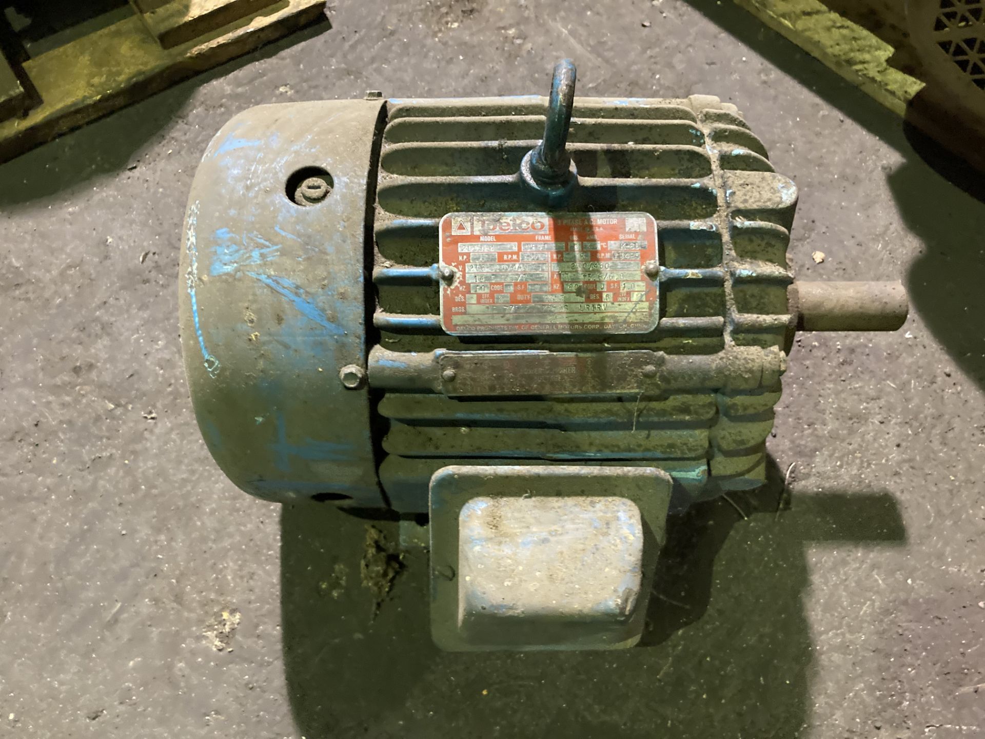 5 HP Delco 3 Phase A.C. Motor - Image 2 of 4