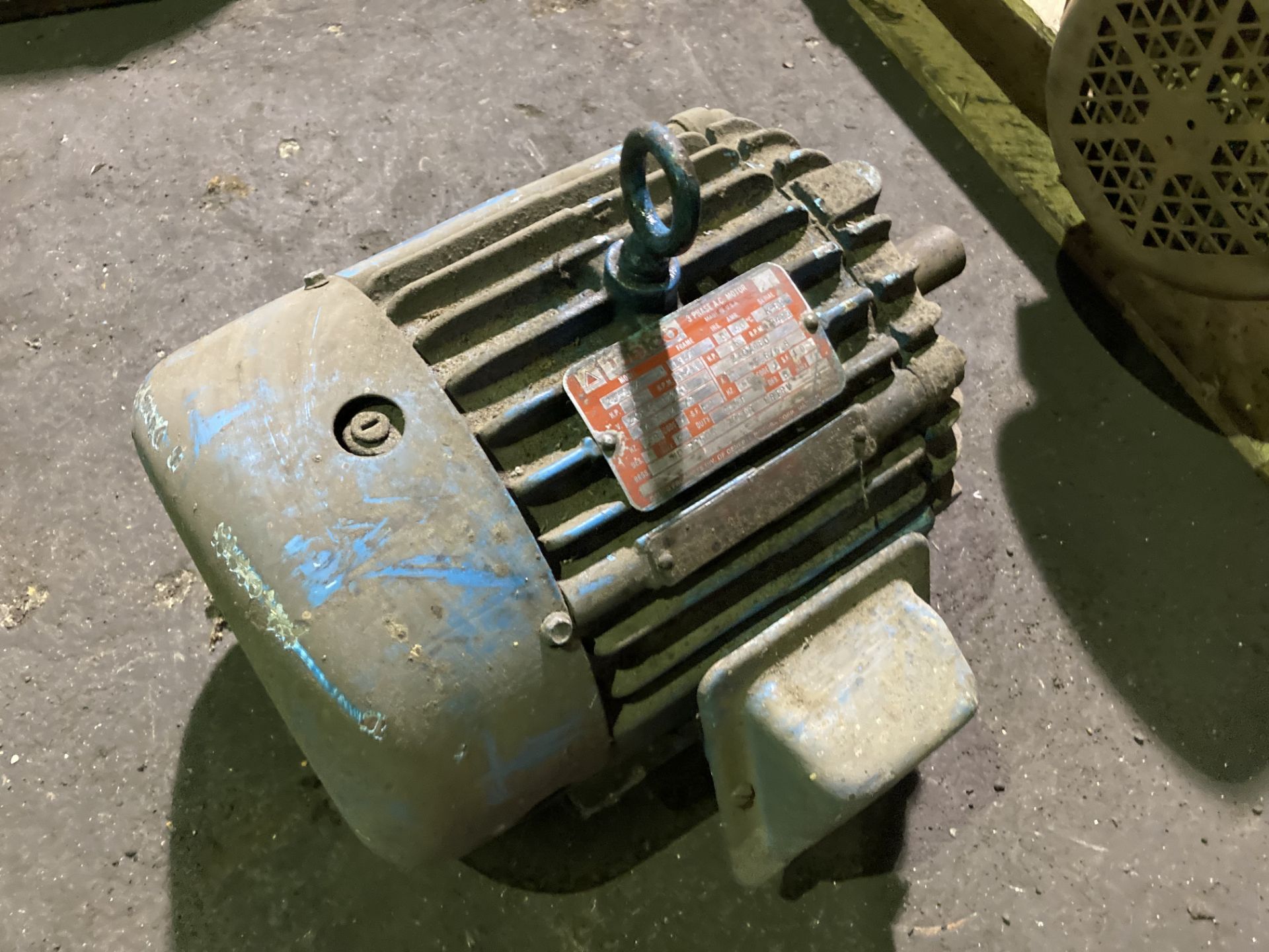5 HP Delco 3 Phase A.C. Motor