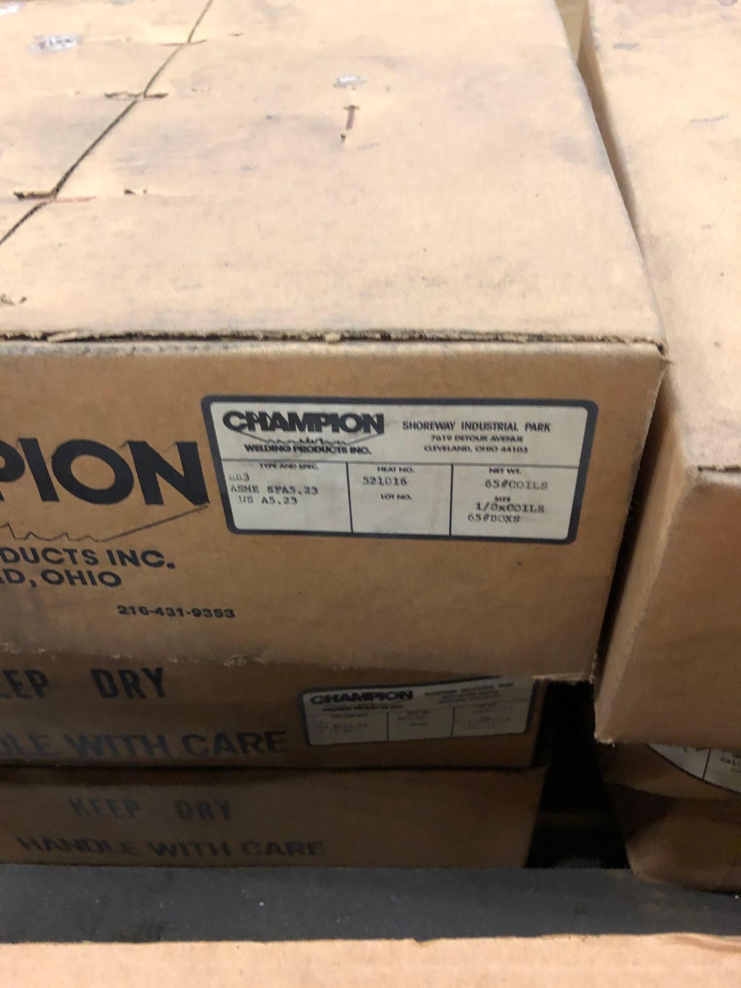Lot of (11) NEW Champion 1/8in Diameter Welding Wire Coils - Image 4 of 4