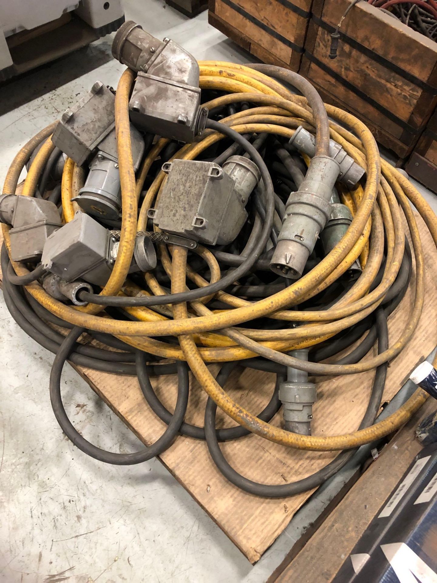 Lot of Electrical Cables w/ Connectors, Some Male & Female Connectors - Image 3 of 3