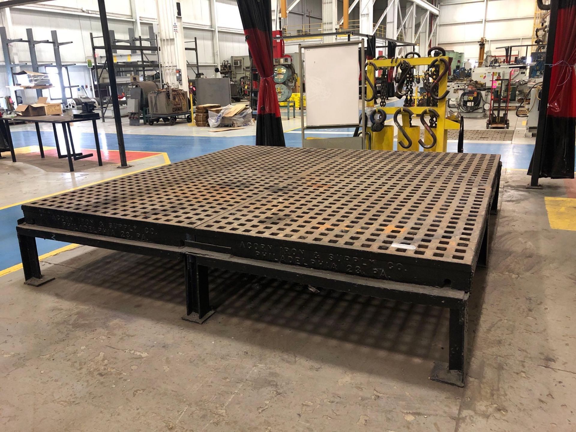 10ft x 10ft Acorn Welding Table w/ HD Steel Stand - Image 3 of 3