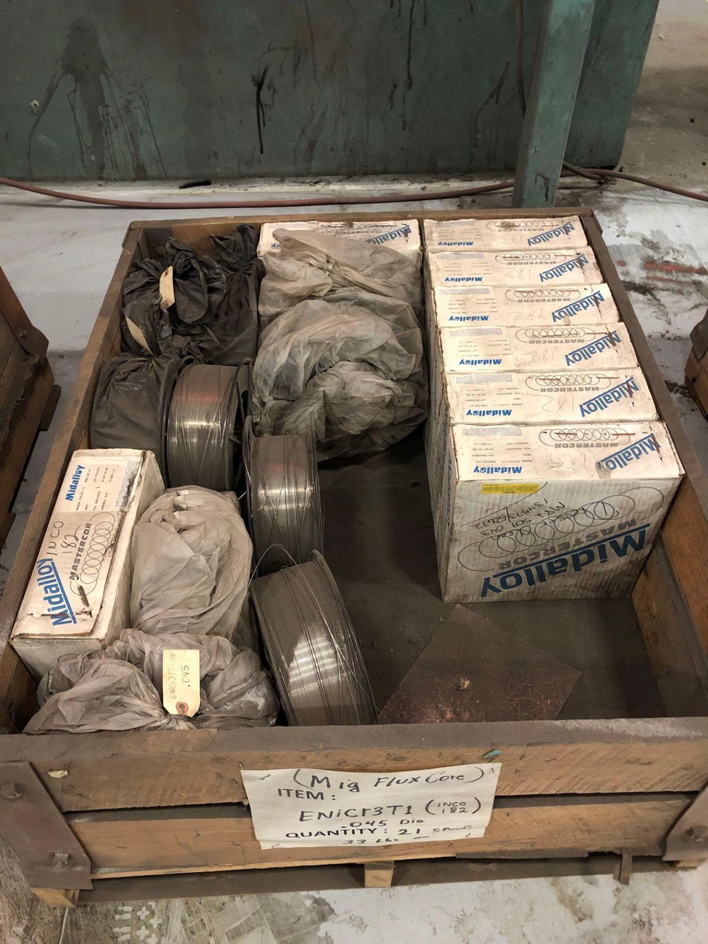 Lot of (17) Midalloy .045in Diameter Welding Wire Spools