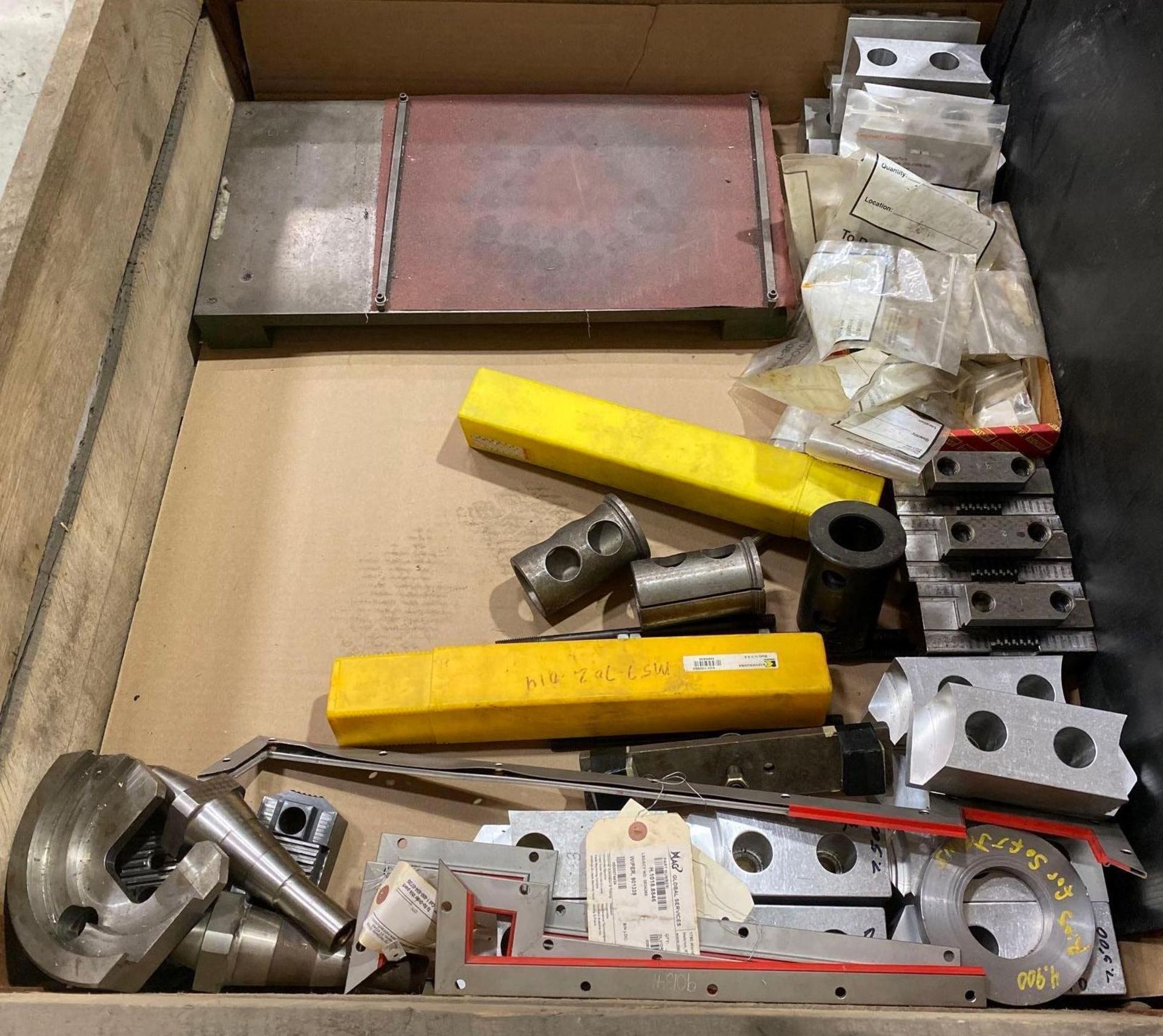 Lot of (2) Skids w/ Tool Holders, Tooling, Spare Parts and Misc - Image 5 of 6