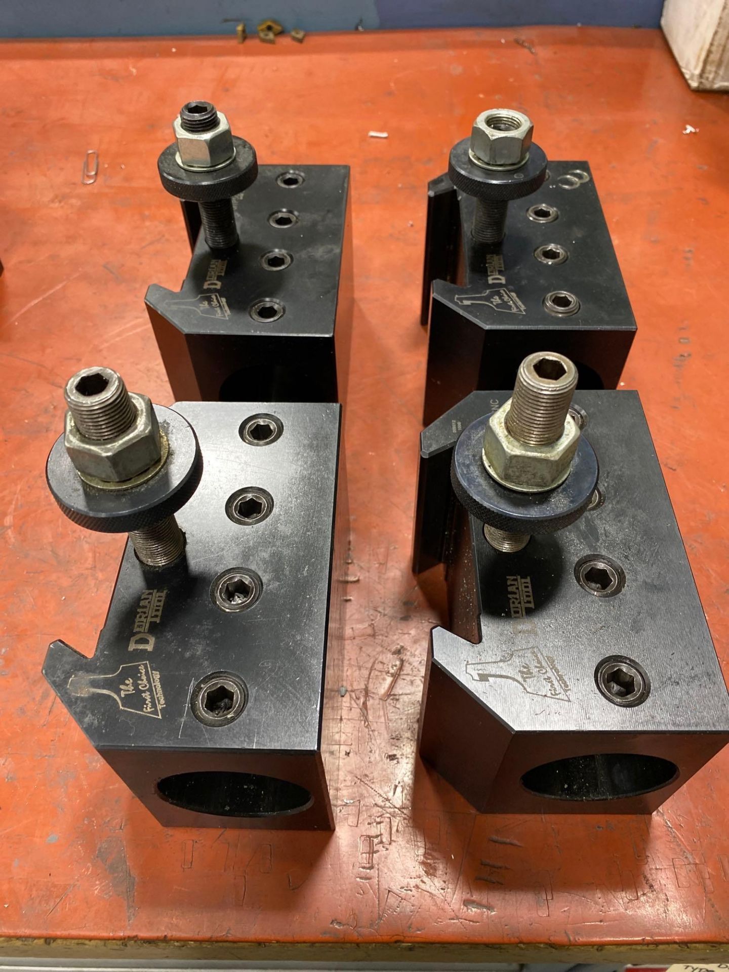 Lot of (4) Dorian QITP50N-41-CNC QC Tool Holders