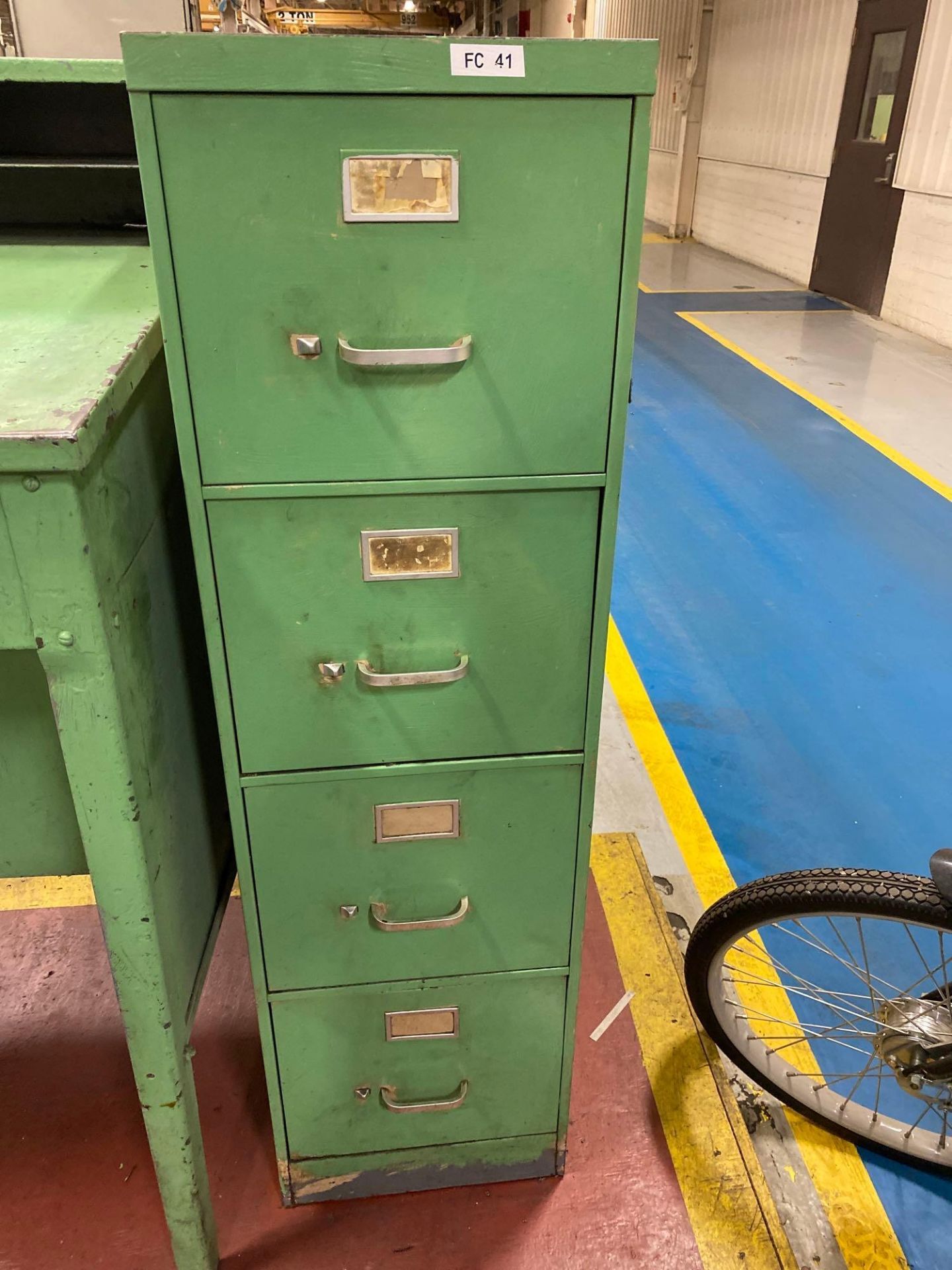 4 Drawer Filing Cabinet w/ Tooling & Contents