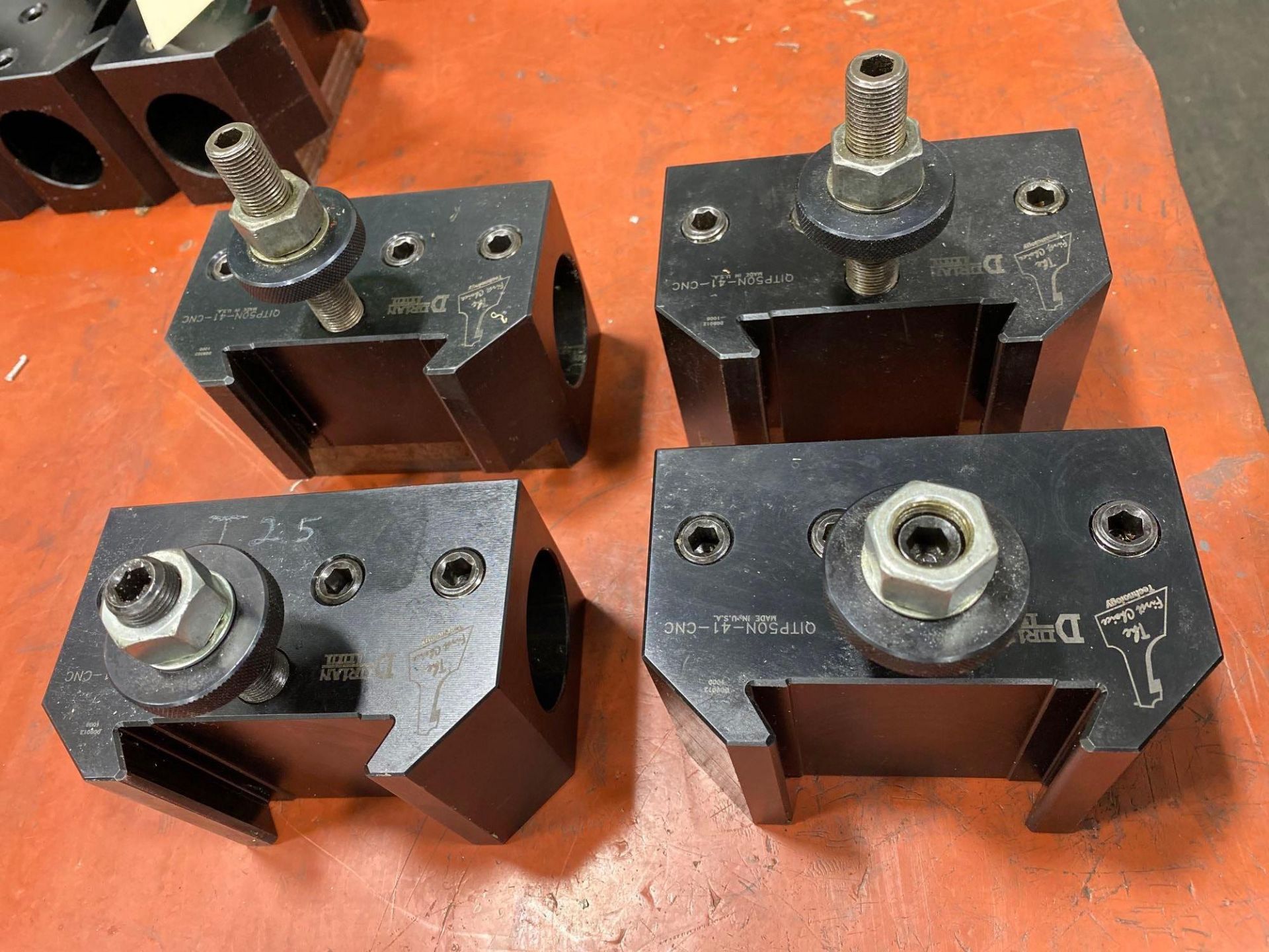 Lot of (4) Dorian QITP50N-41-CNC Tool Holders - Image 2 of 4