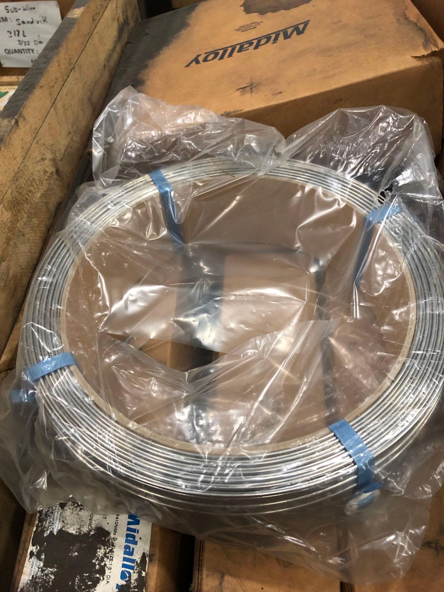 Lot of (20) NEW Midalloy 1/8in Diameter Welding Wire - Image 3 of 4