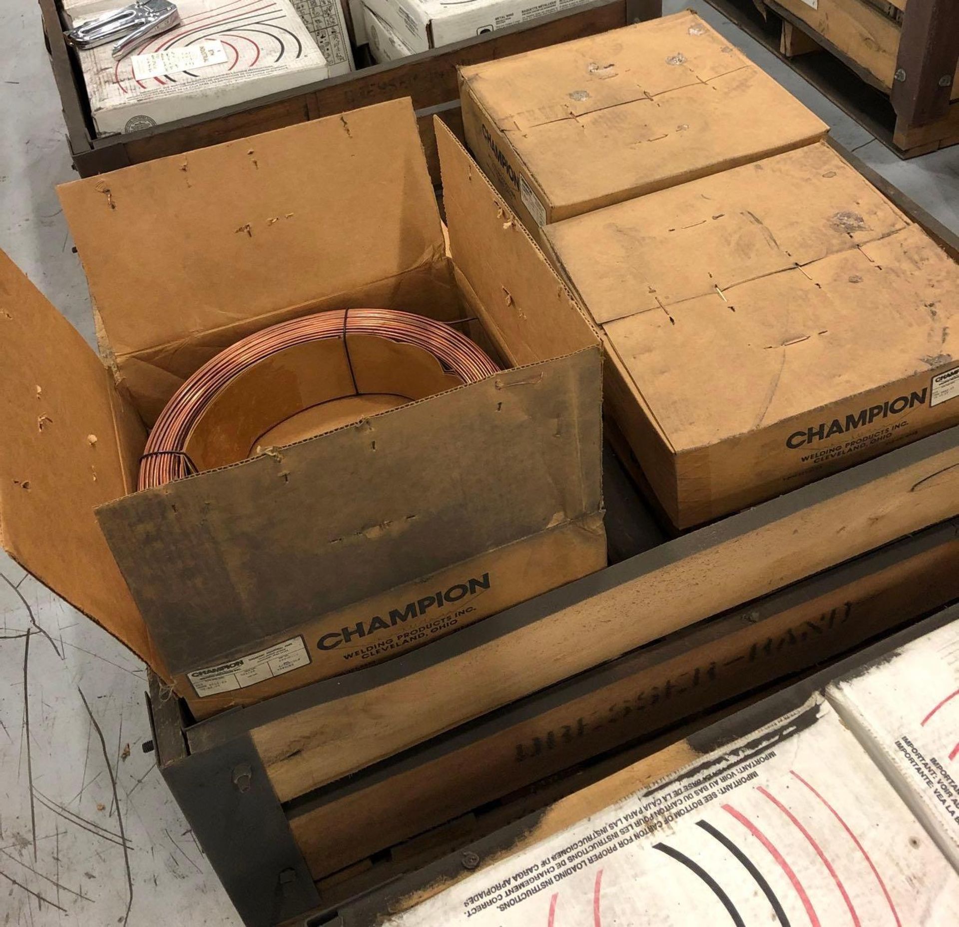 Lot of (11) NEW Champion 1/8in Diameter Welding Wire Coils - Image 2 of 4