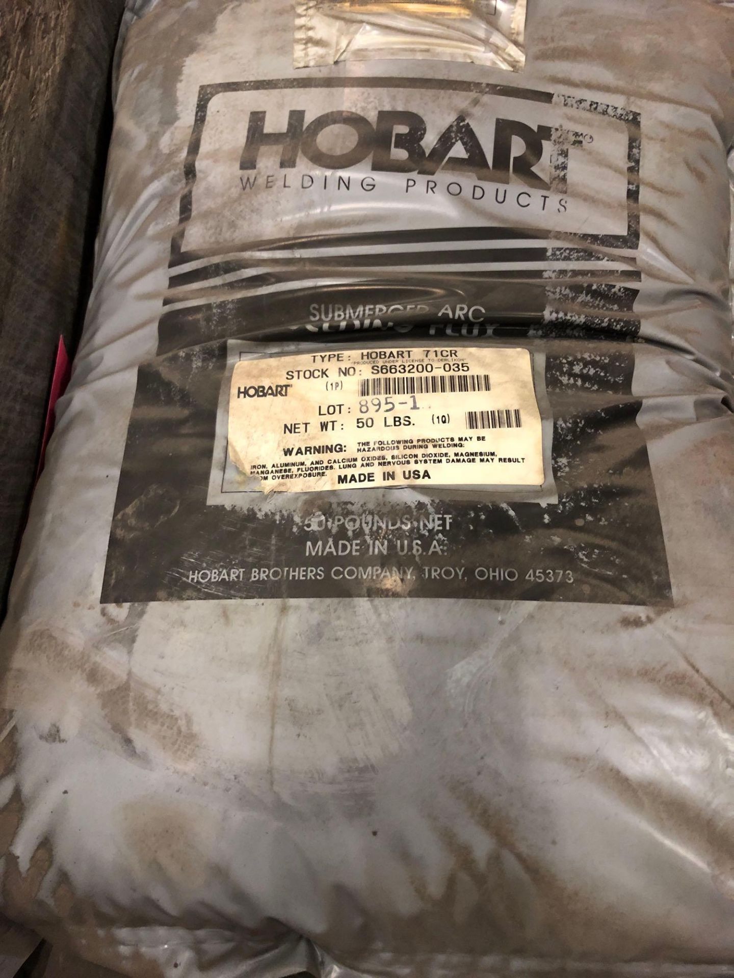 Lot of (20) NEW Hobart 71CR Submerged ARC Welding Flux - Image 3 of 3