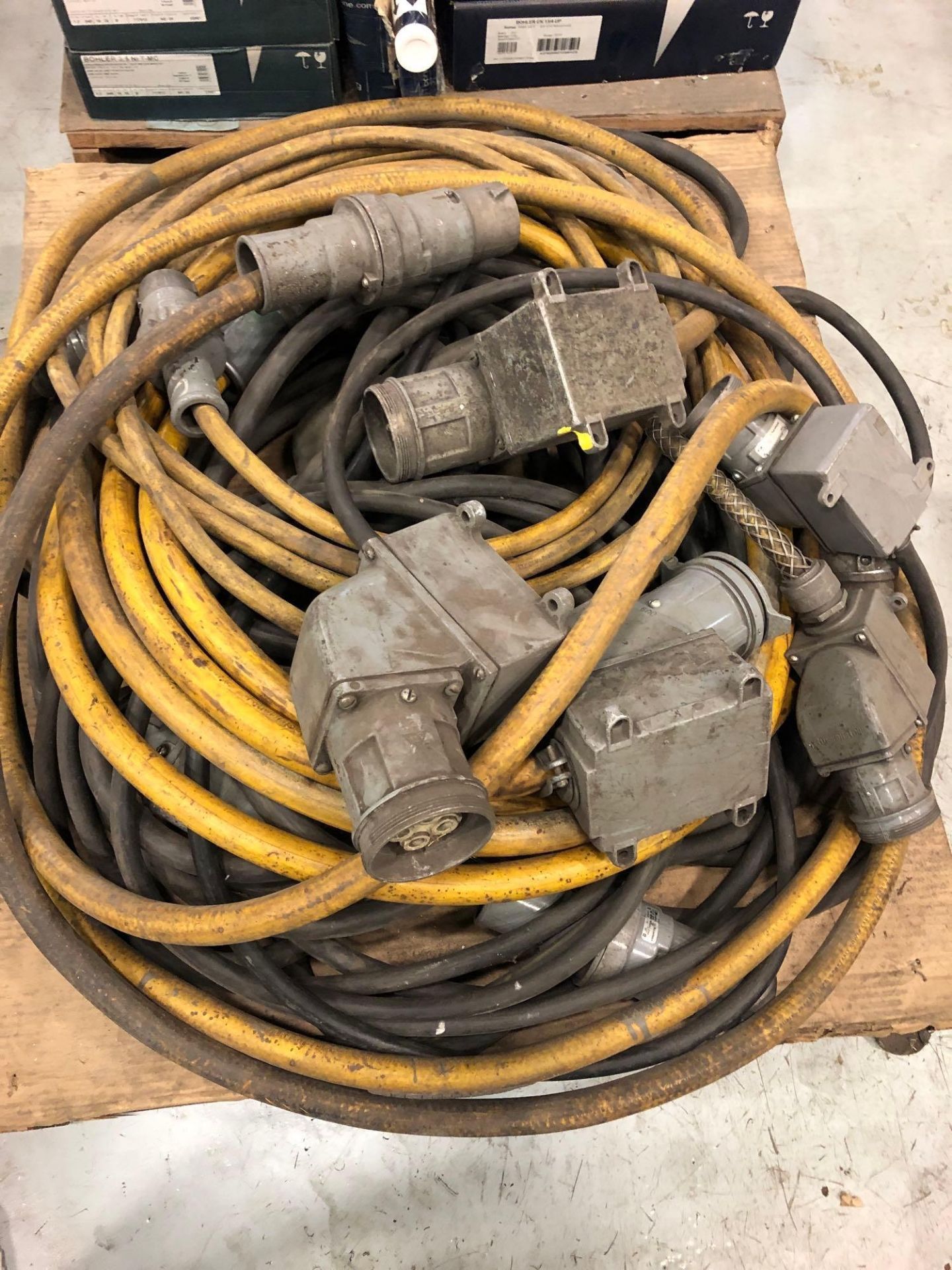 Lot of Electrical Cables w/ Connectors, Some Male & Female Connectors - Image 2 of 3