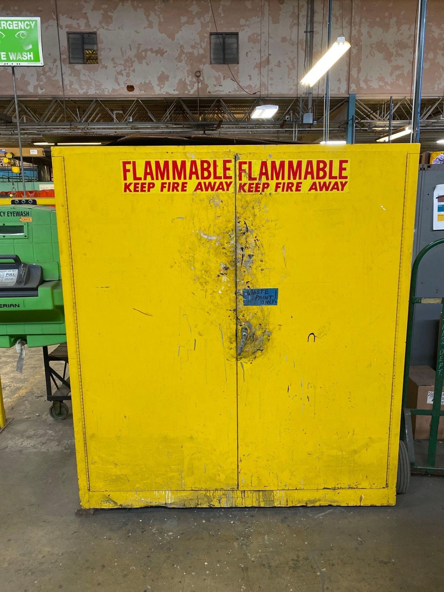 2 - 55 Gal Drum Flammable Storage Cabinet, 110 Gallon Capacity