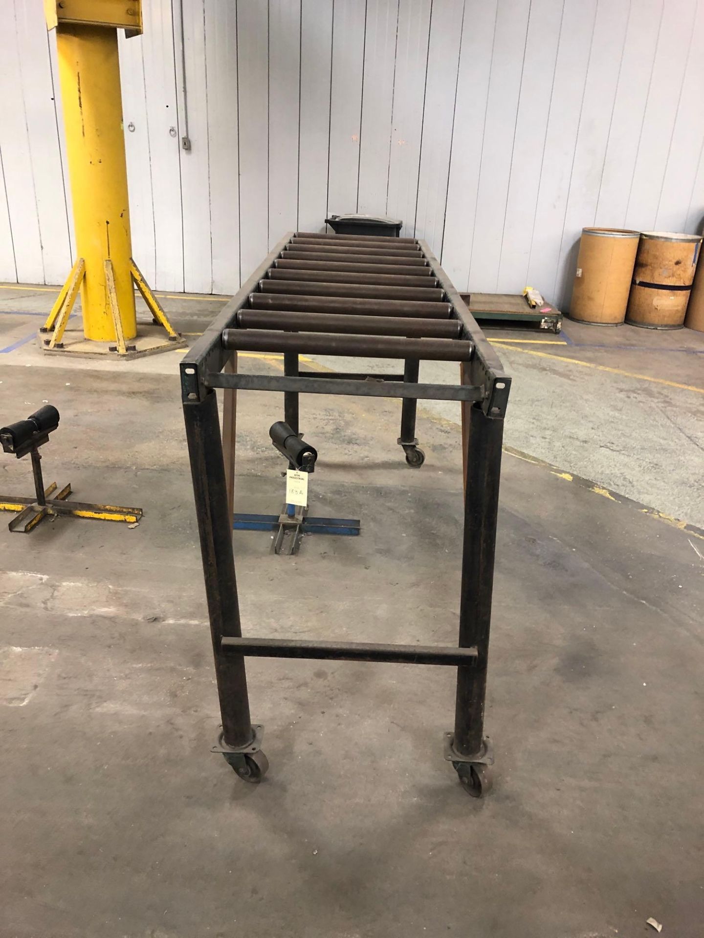 26" x 94" Roller Conveyor w/ Steel Stand - Image 4 of 5
