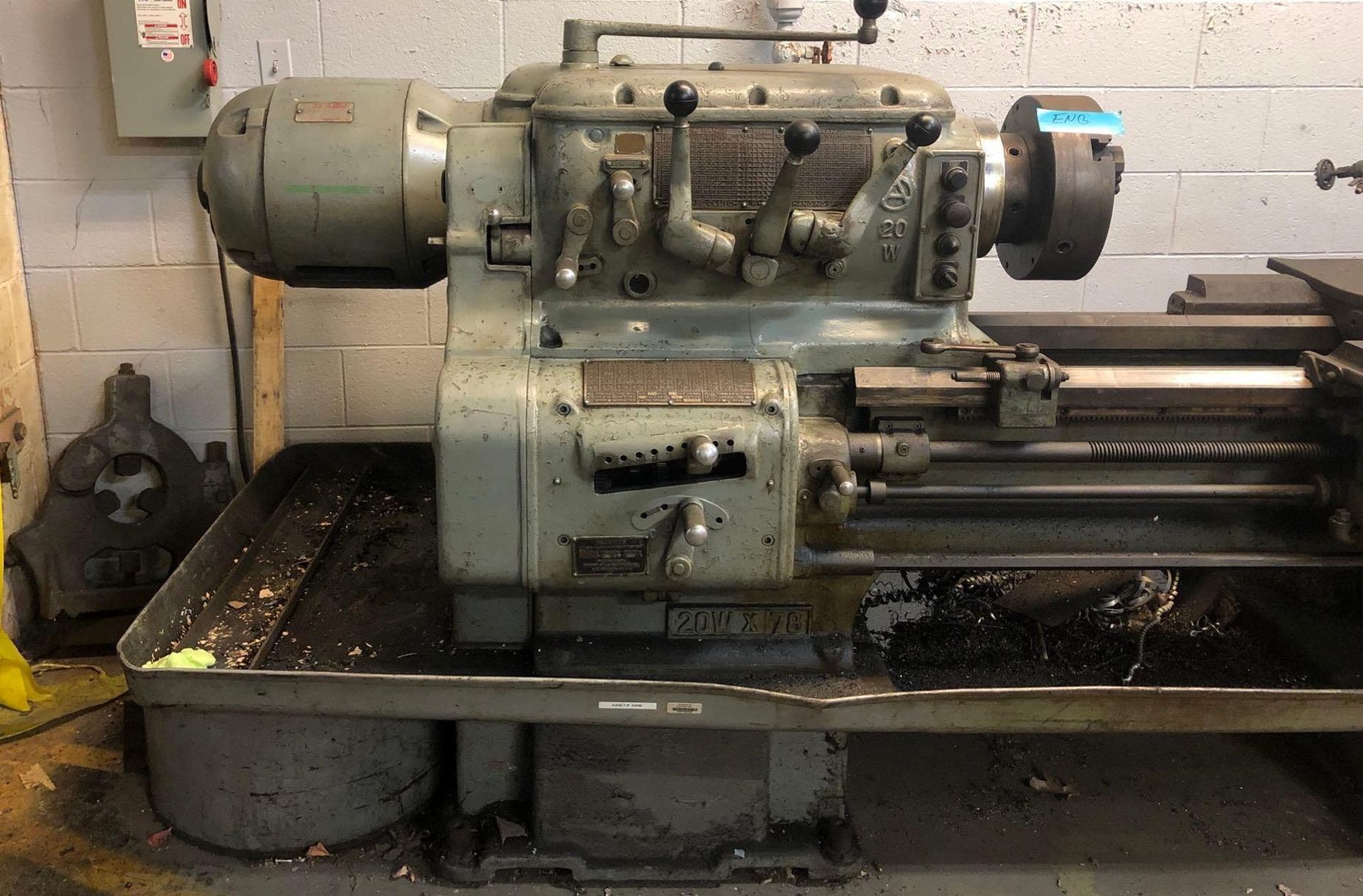 20" x 78" Axelson Geared Head Lathe - Image 2 of 7