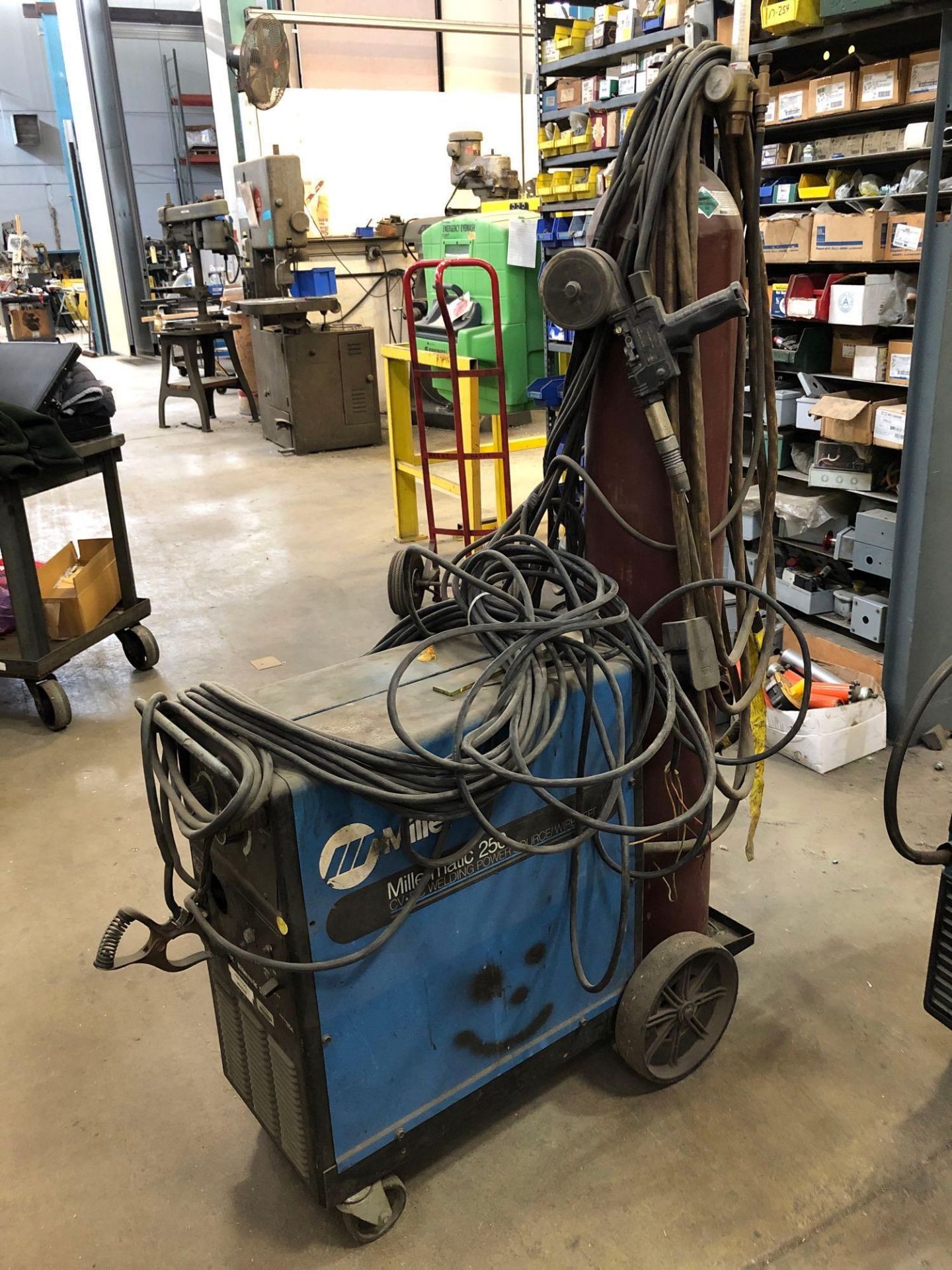 Miller Millermatic 250 Wire Welder Serial# KH338213 On Cart - Image 5 of 5