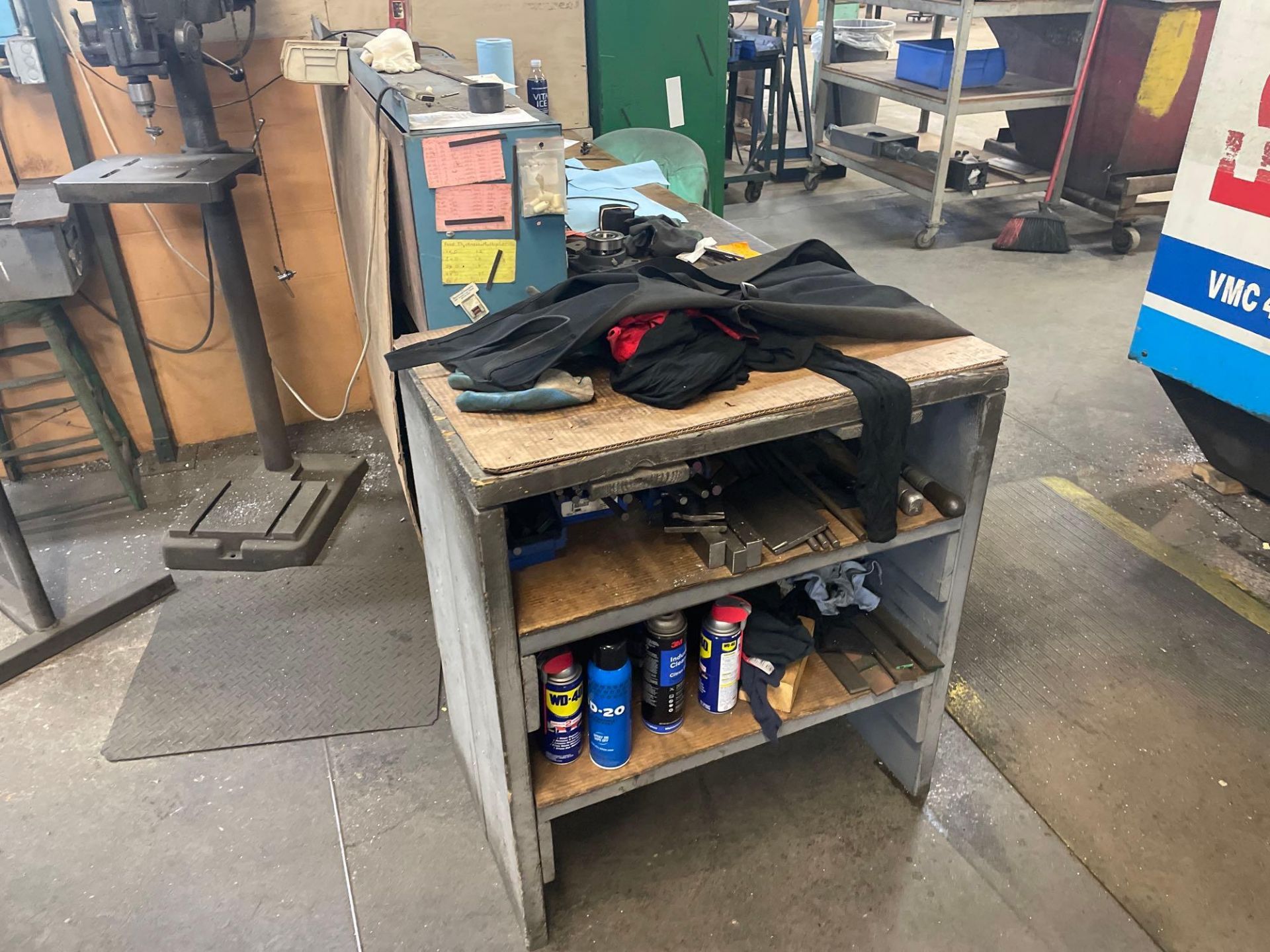 Lot of Misc Shop Tables, Cabinets, Rack - NO DRILL PRESS - Image 2 of 8