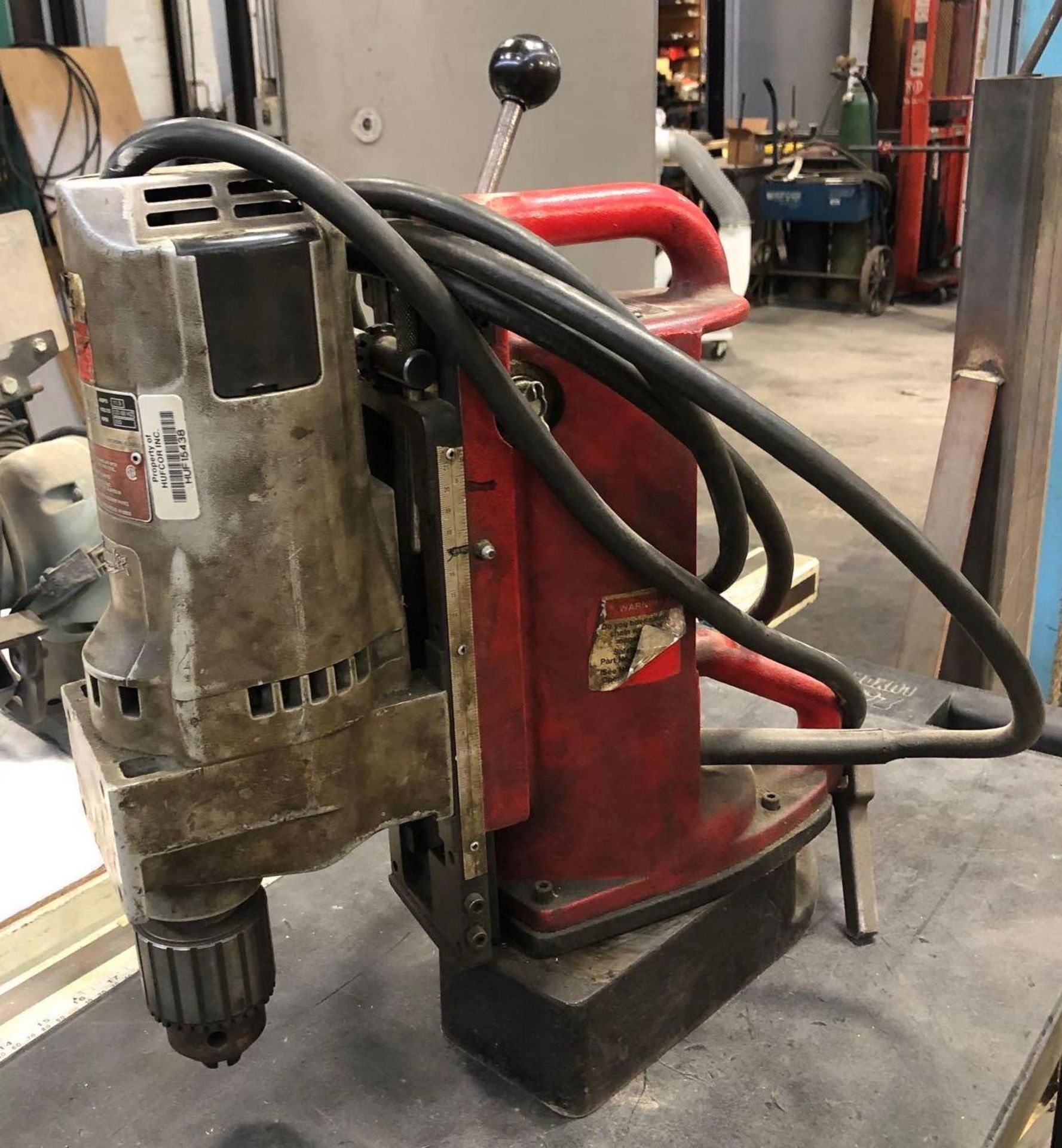 3/4 in. Milwaukee Drill Head, w/ Magnetic Base, NEEDS REPAIR