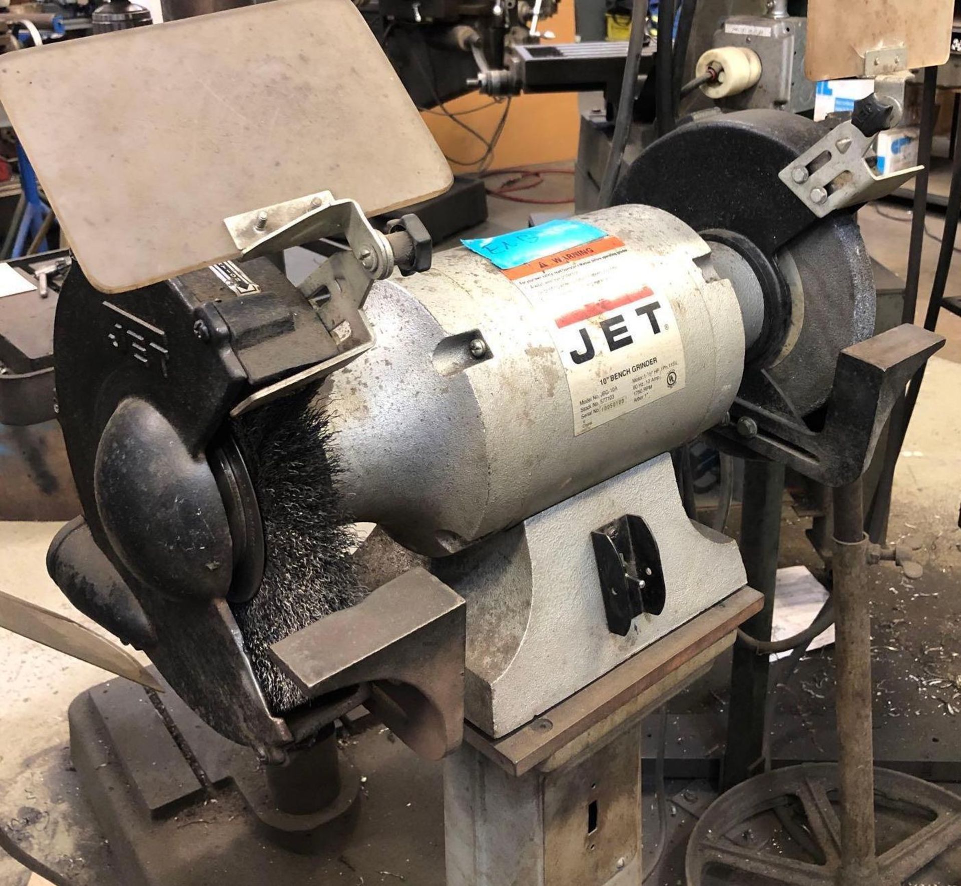 10" Jet JBG-10A D.E. Bench Grinder - Image 2 of 4